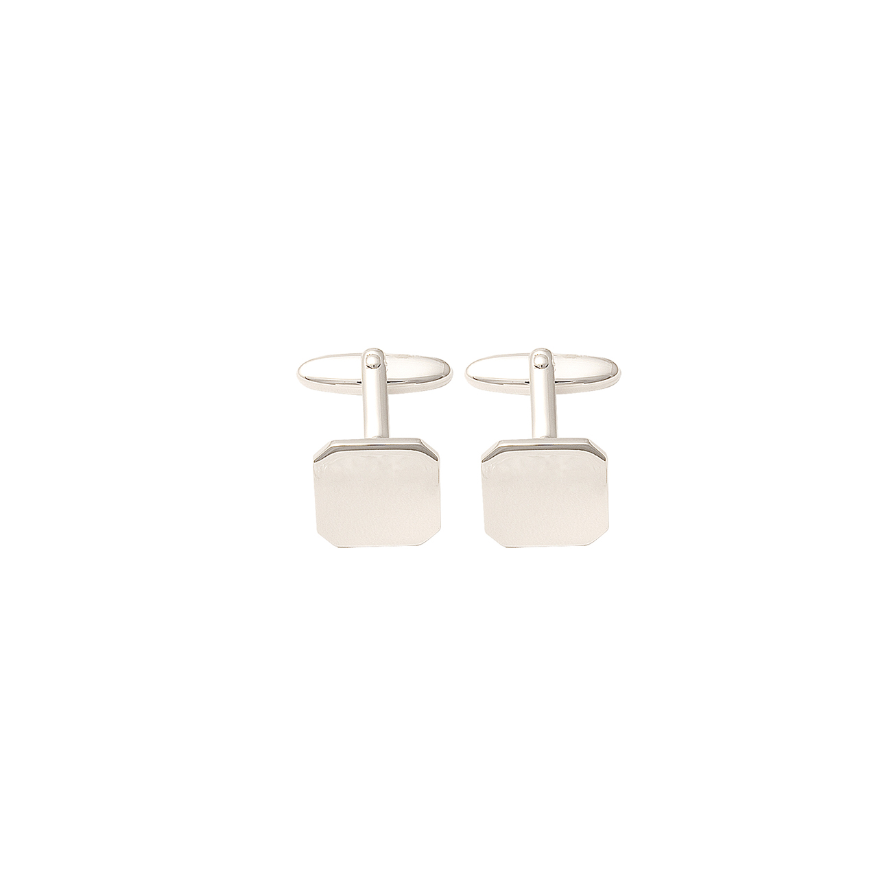 Cufflinks square sterling silver 925