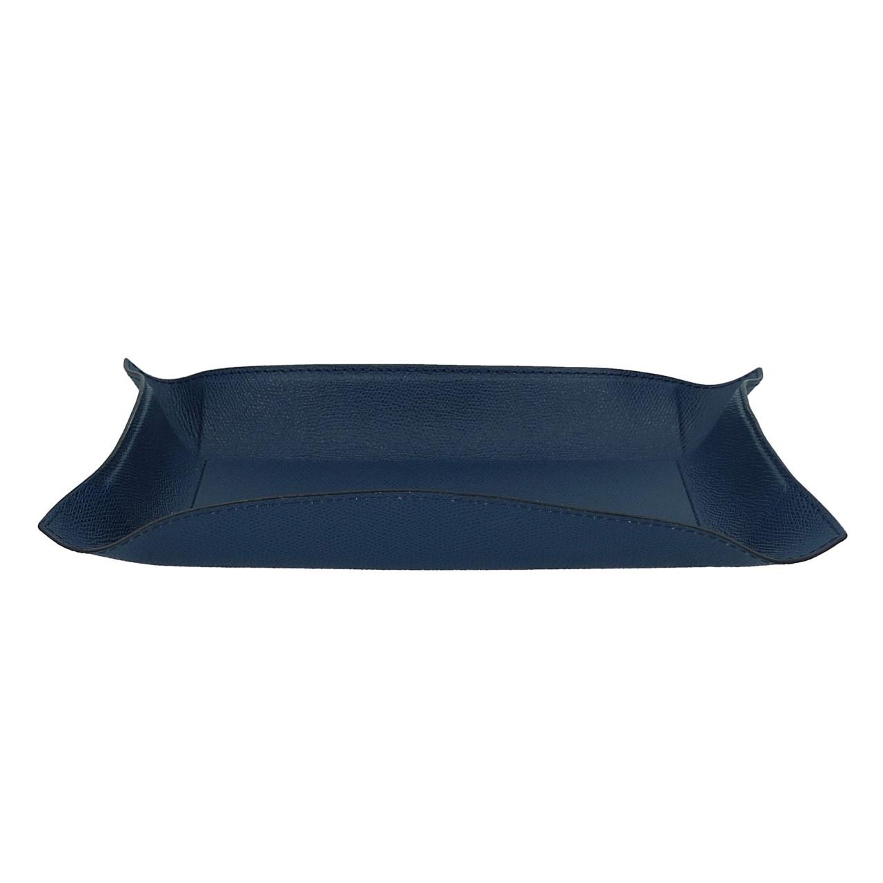 Rectangular Valet Tray large, Golf royal blue, Stitching royal blue