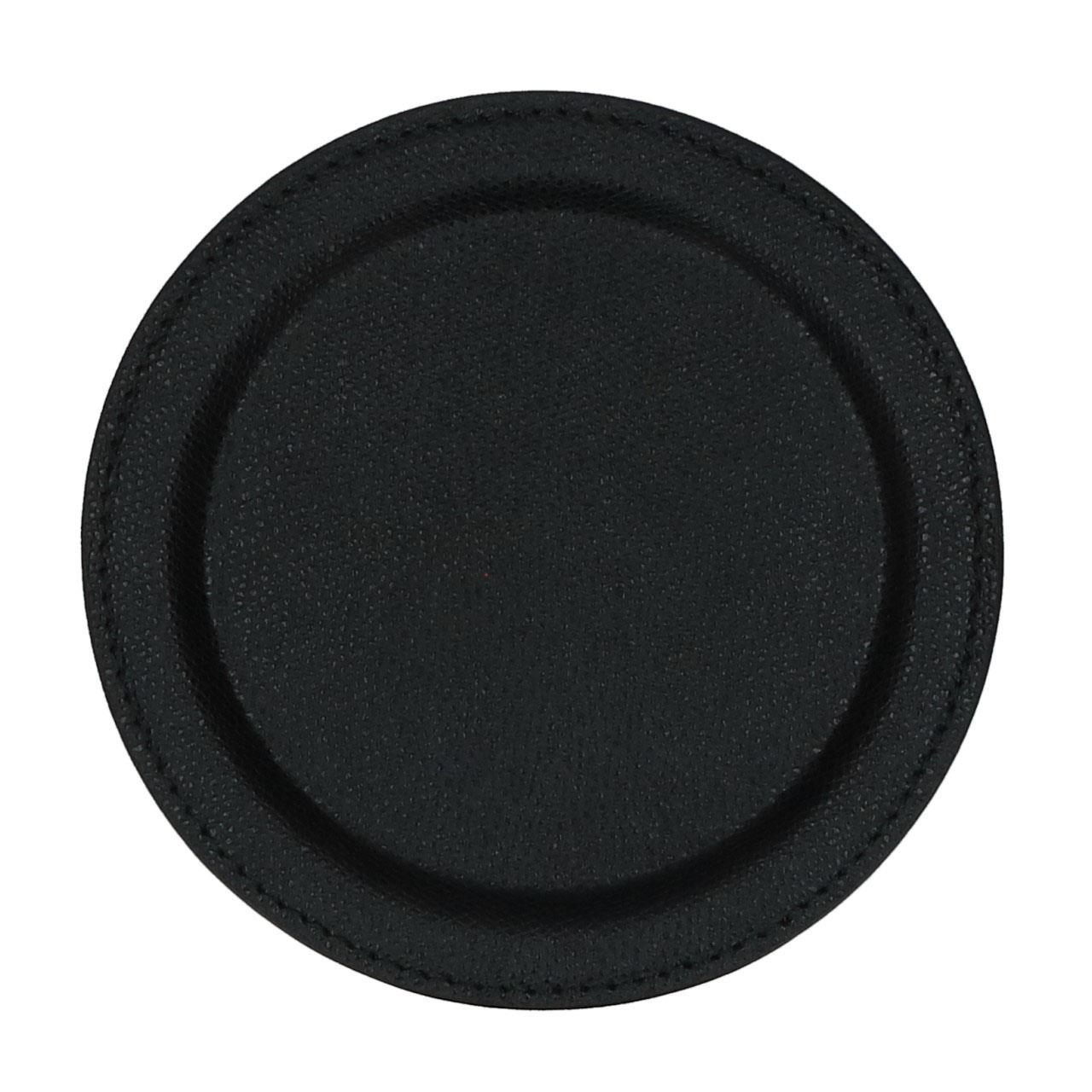 Bottle Coaster, Golf black, Stitching black