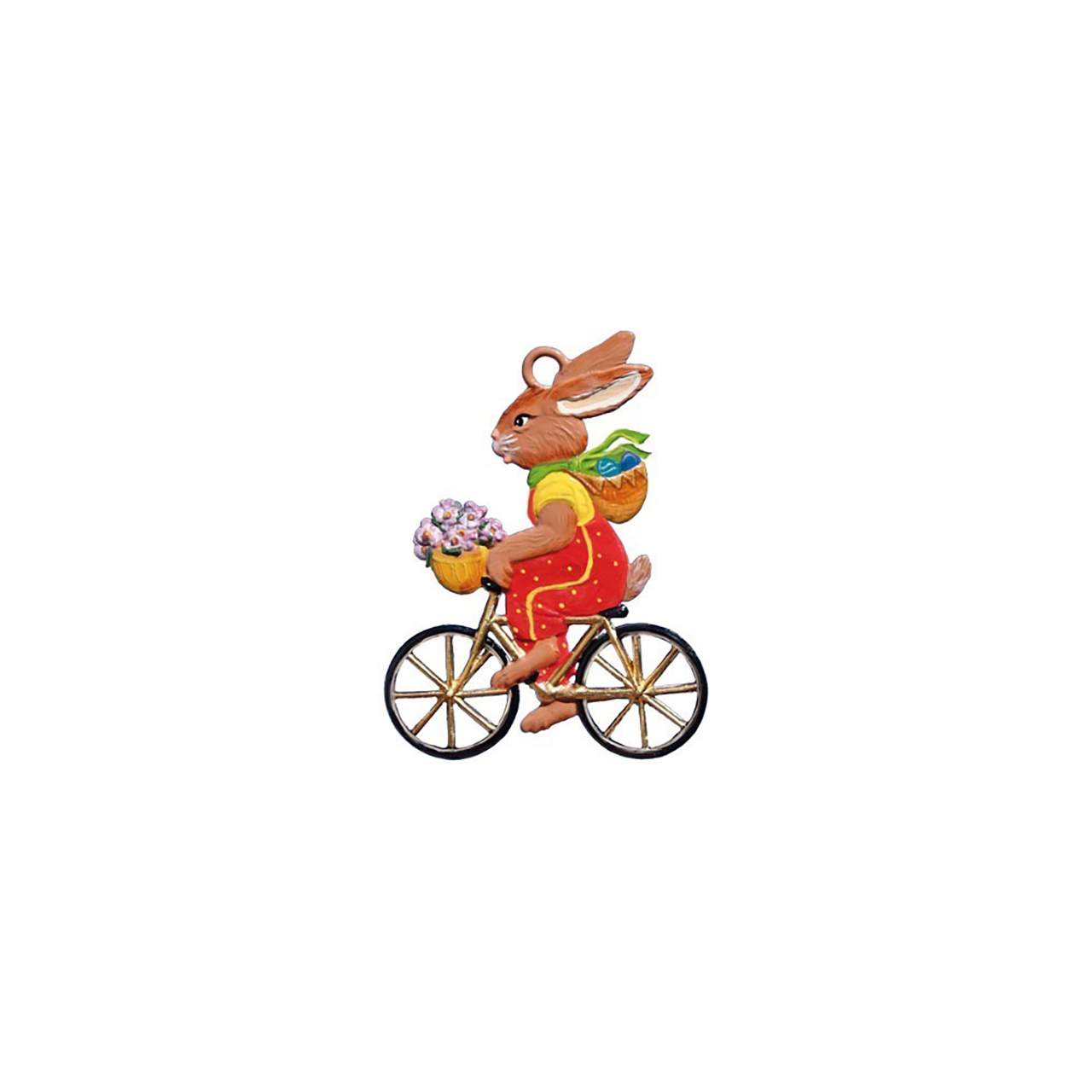 Bunny with bicycle