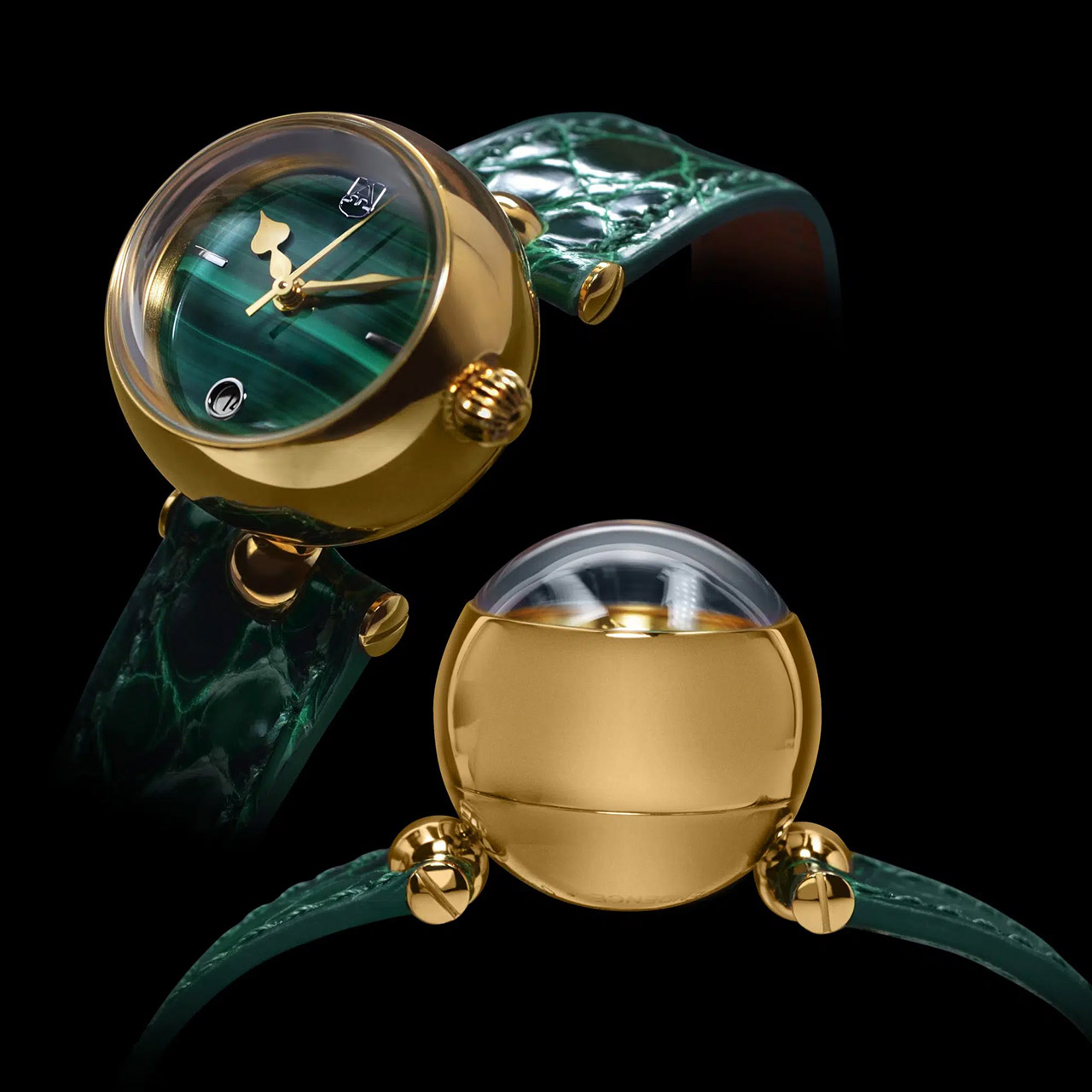 Wristwatch automatic green