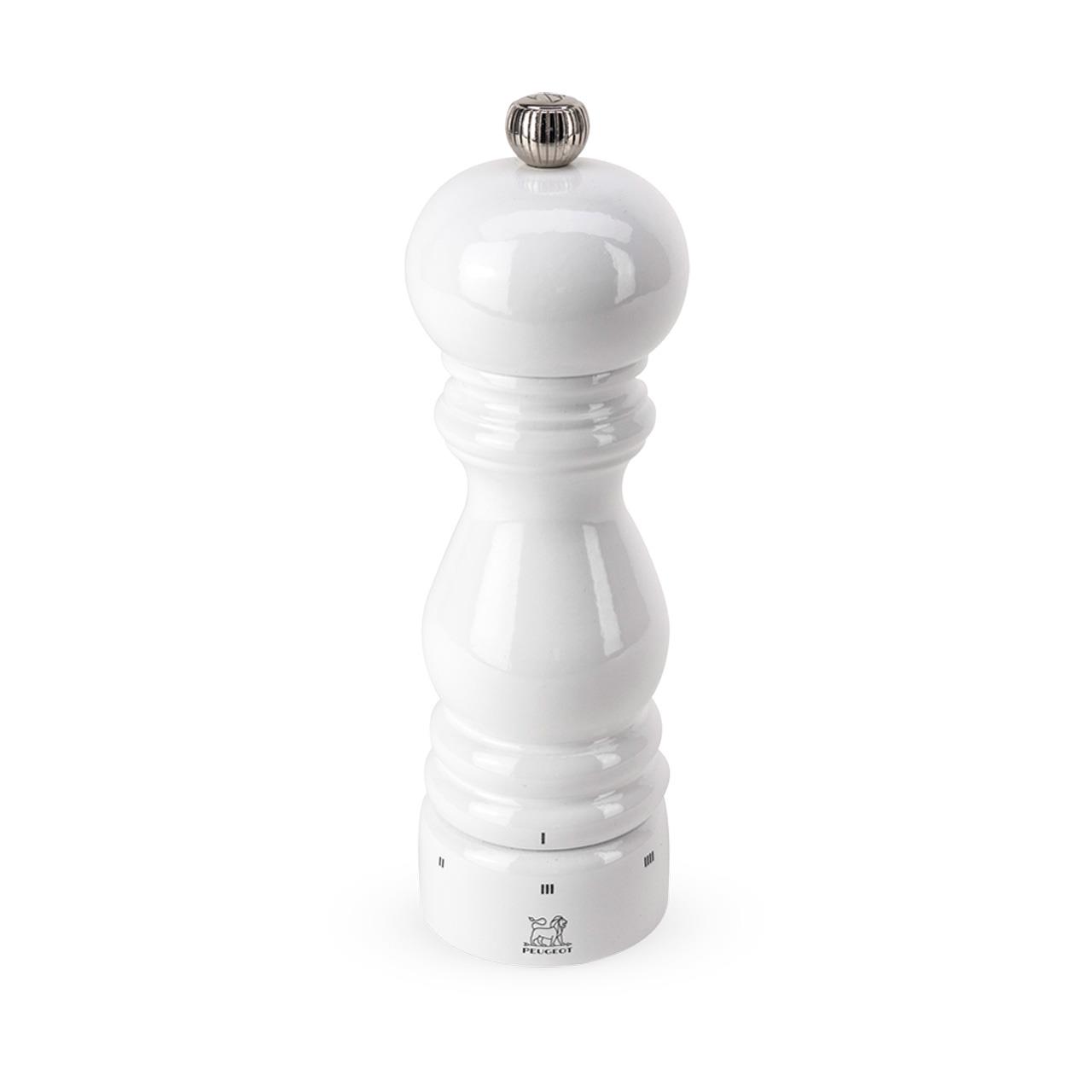 Pepper Mill 18 cm white lacquer