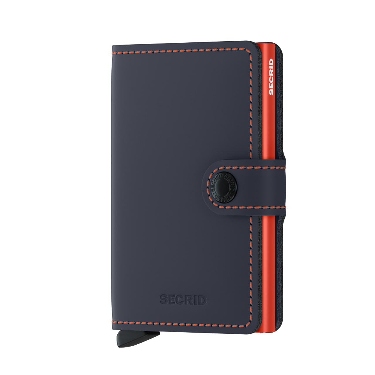 Miniwallet Matte night blue & orange