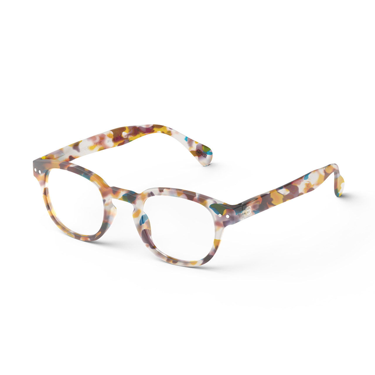 IZIPIZI '#C - Form', Lesebrille Blue Tortoise Soft+1.50