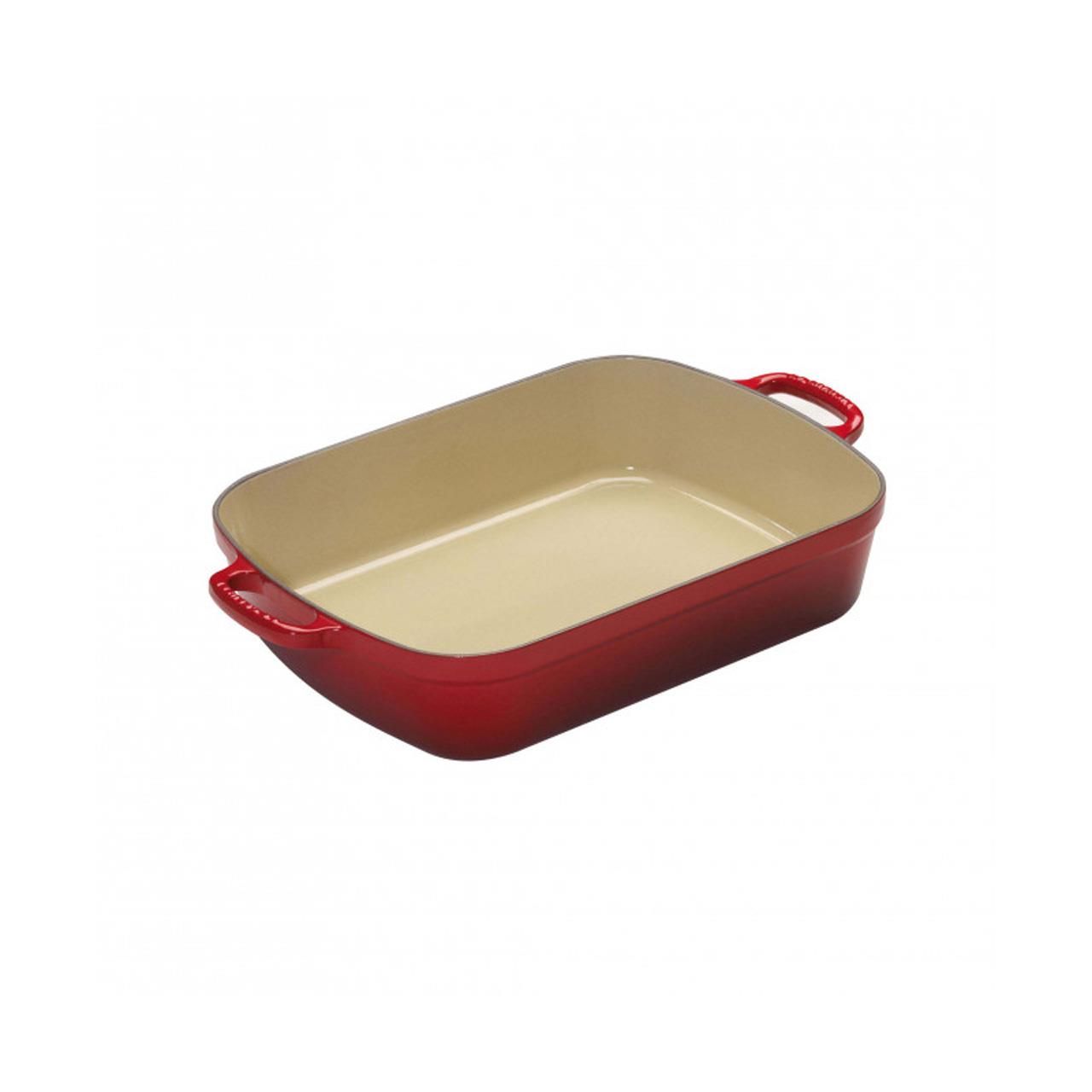 Casserole Cast Iron 37x29 cm cherry-red