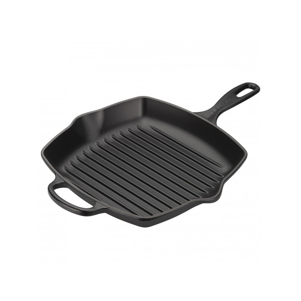 Grillpfanne quadratisch 26 cm schwarz