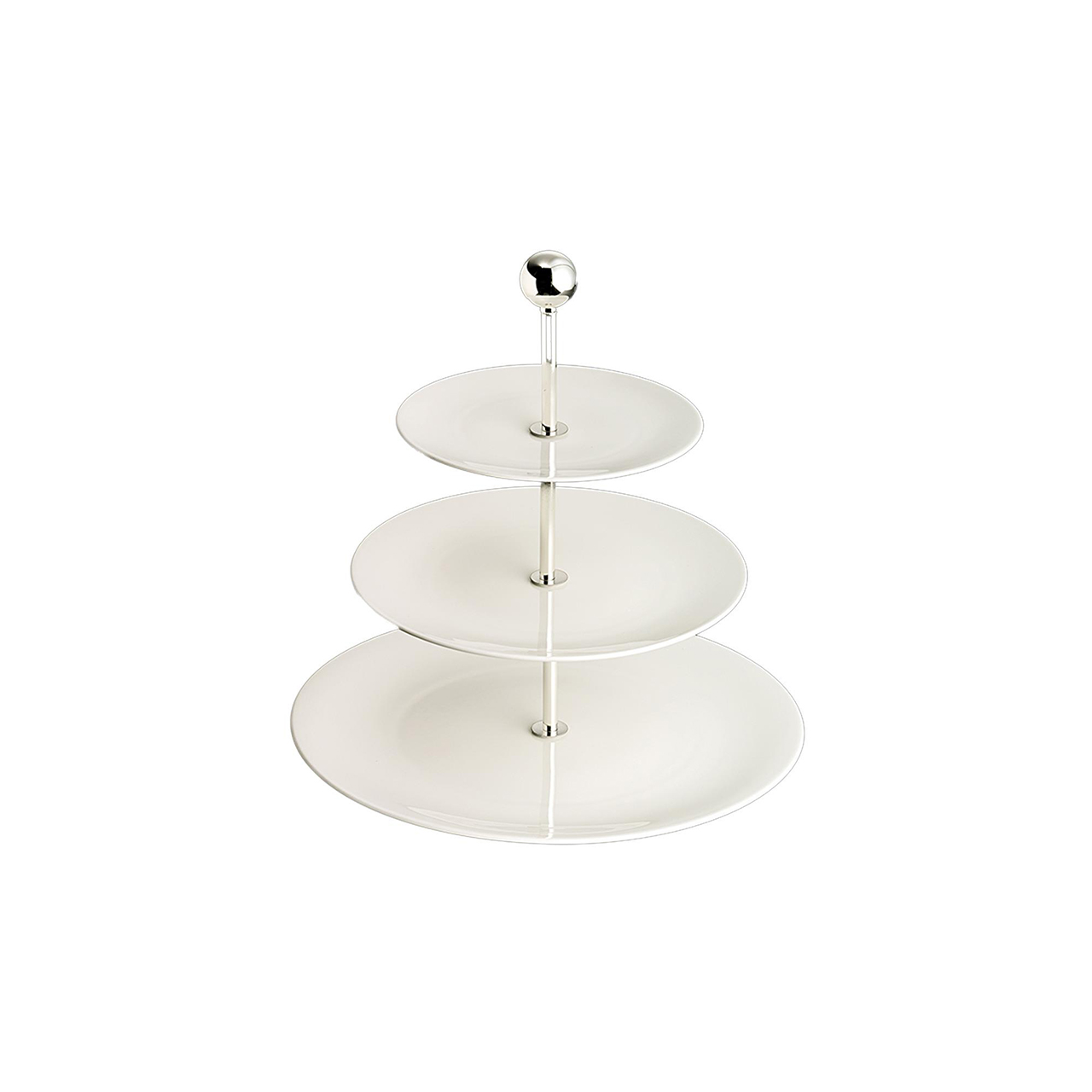 Etagere with plate 16/21/28 cm