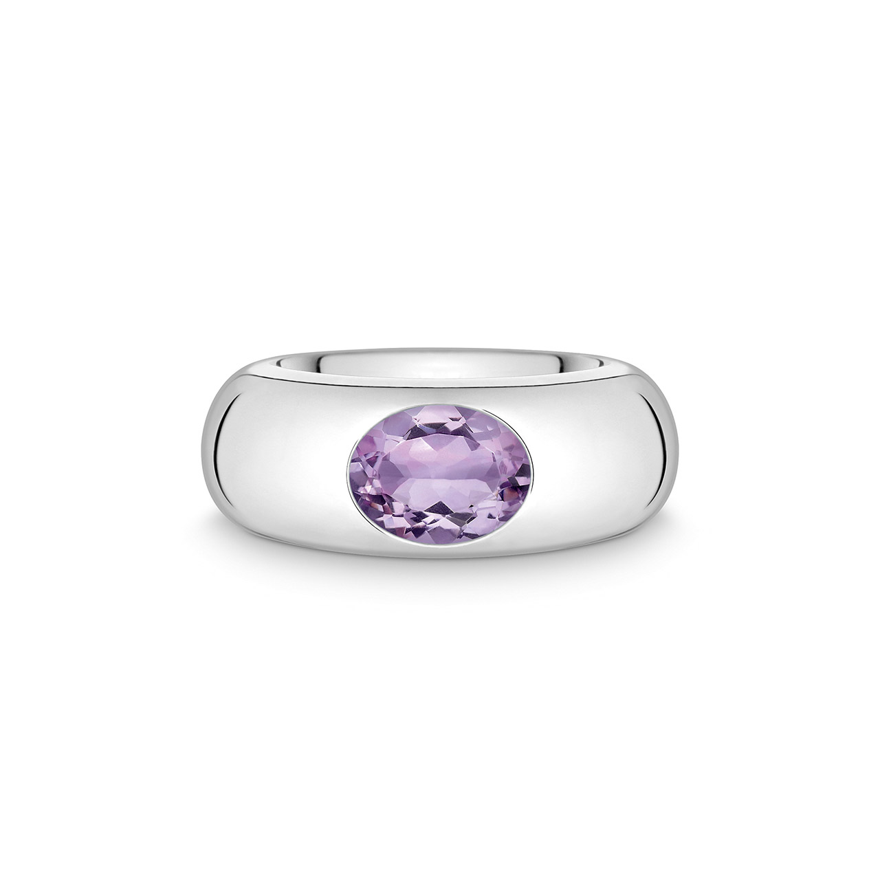 Ring sterling silver 925 amethyst W55