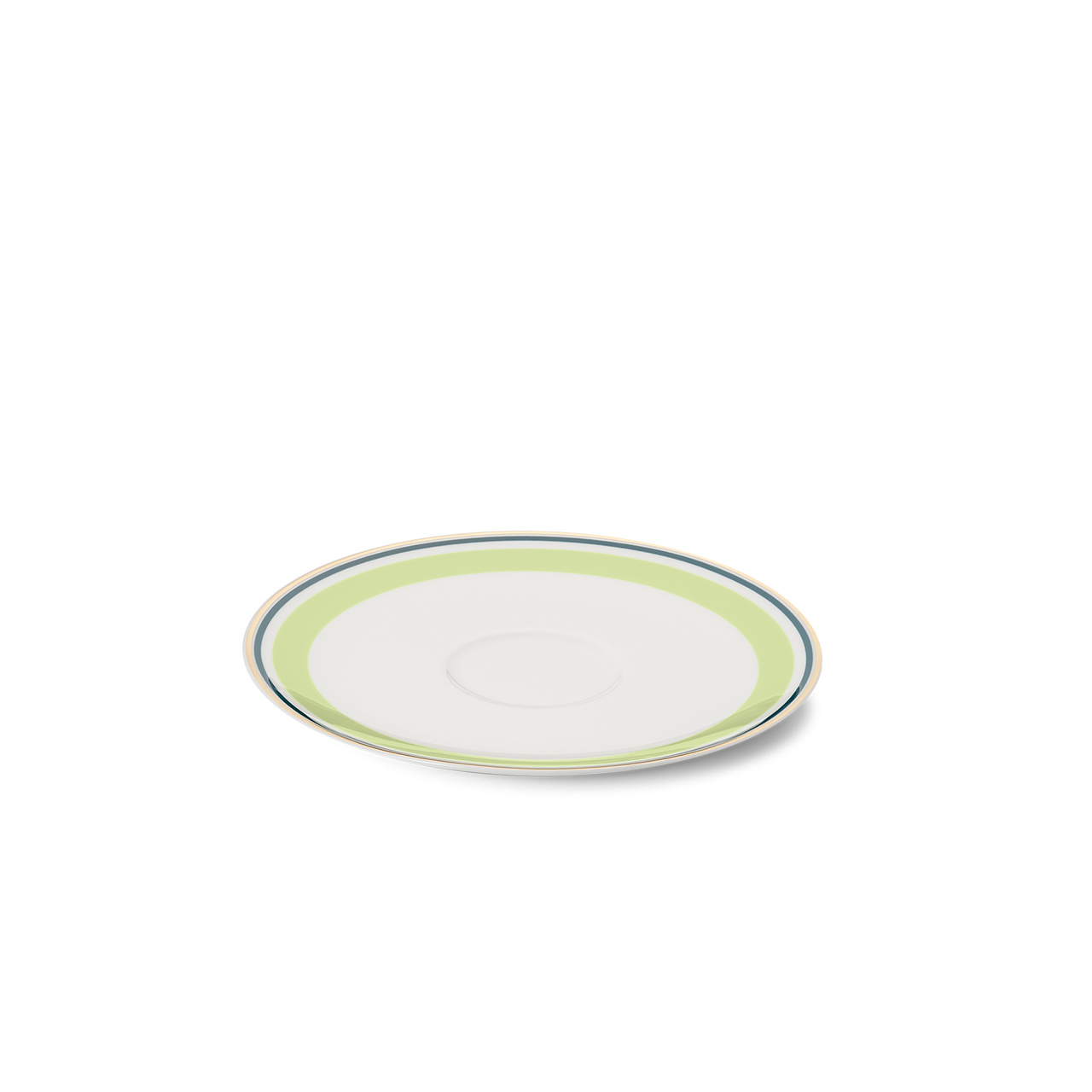 Coffee saucer only 16 cm may green/dark green