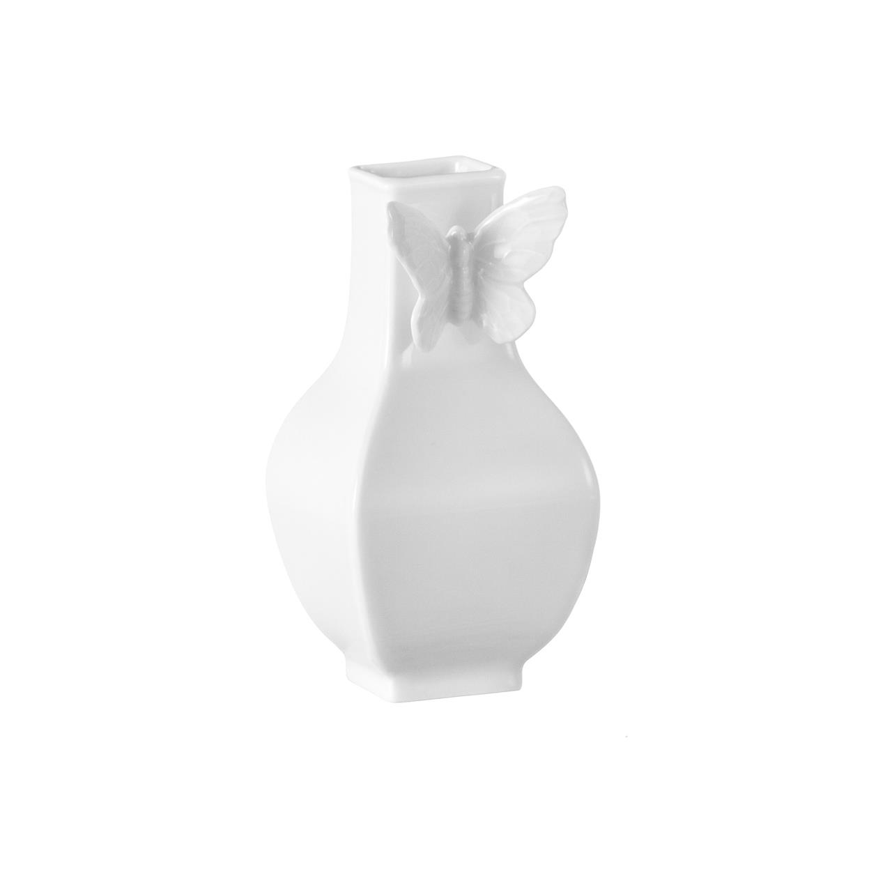 Vase mit Schmetterling rund 13,5 cm