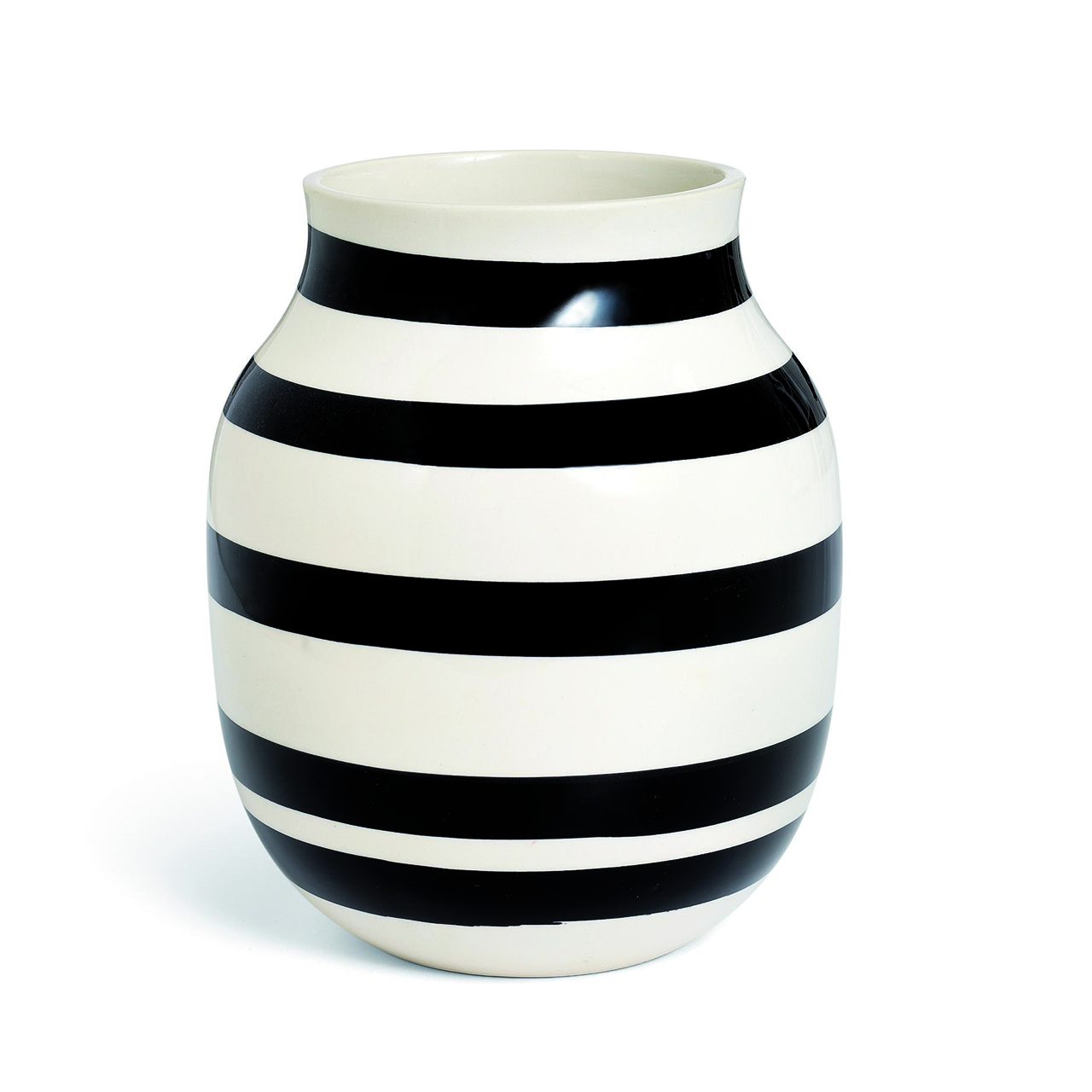 Vase 20 cm black