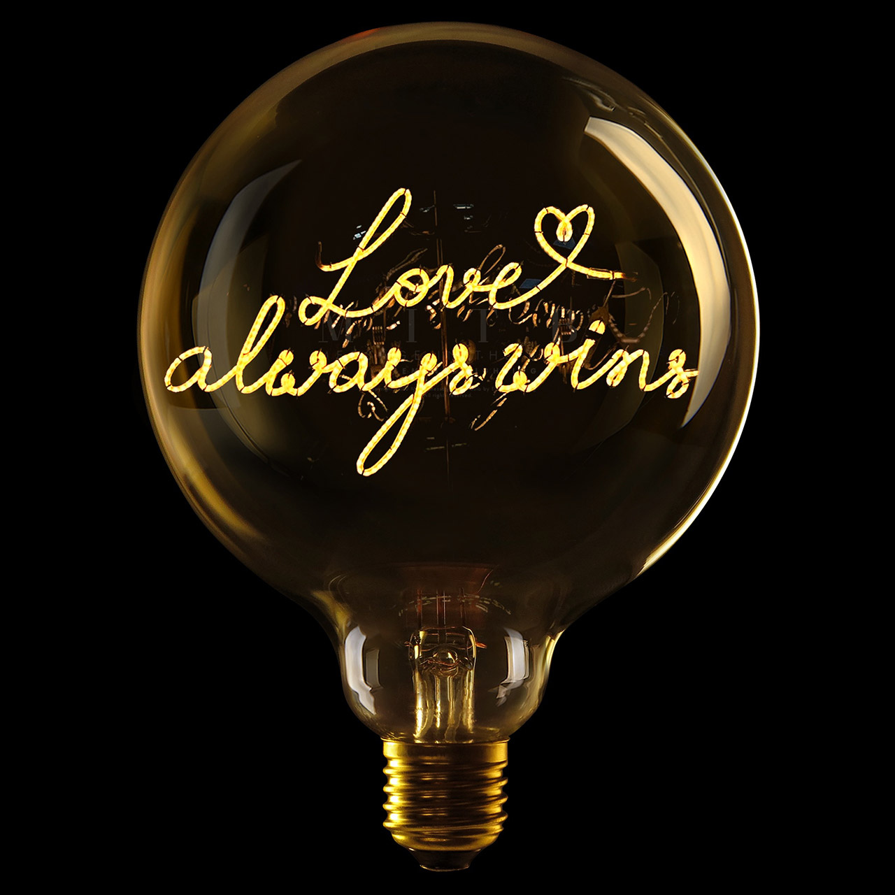 Message in the Bulb, Dekobirne LOVE ALWAYS WINS