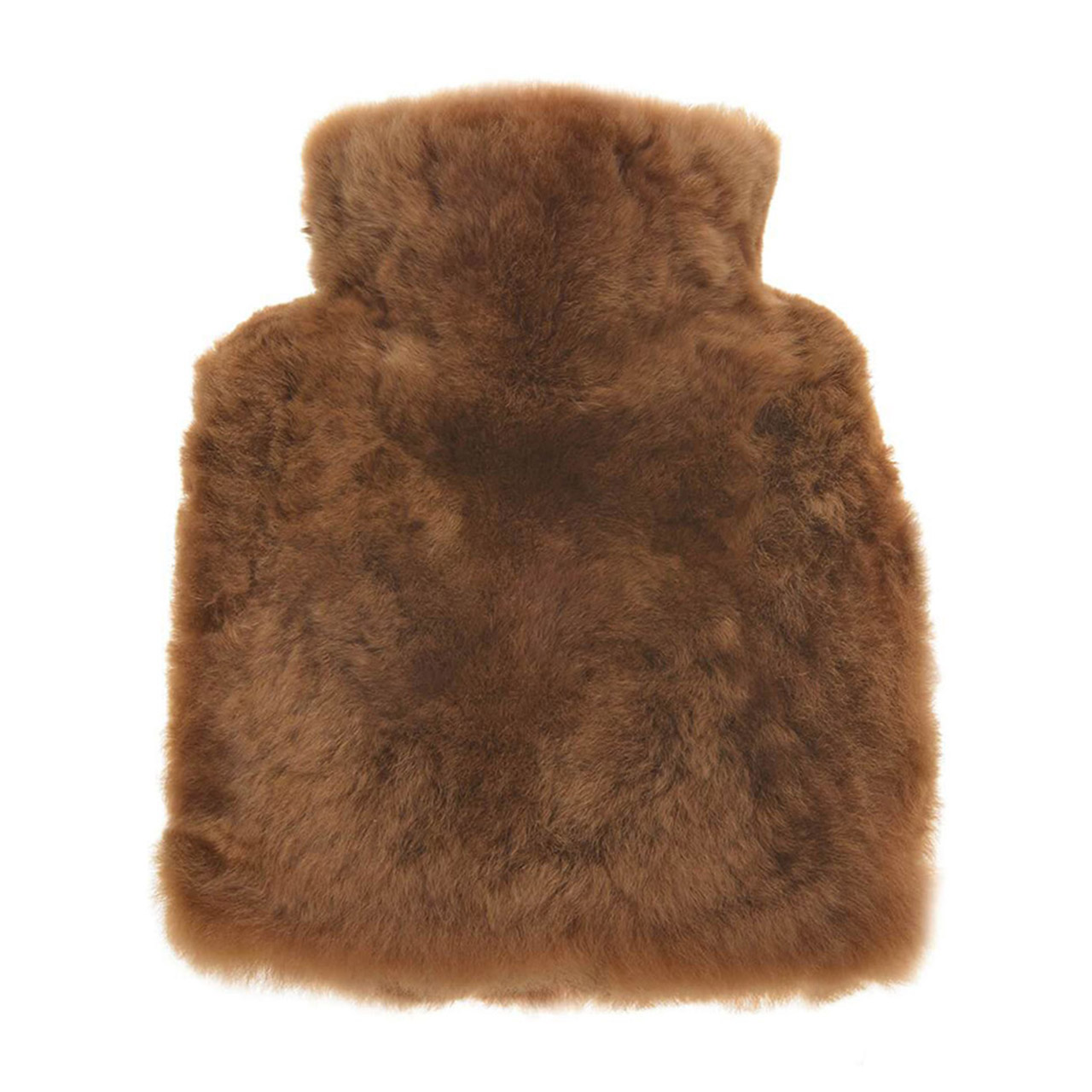 Hot Water Bottle Alpaca-Fur 0.6 l gold