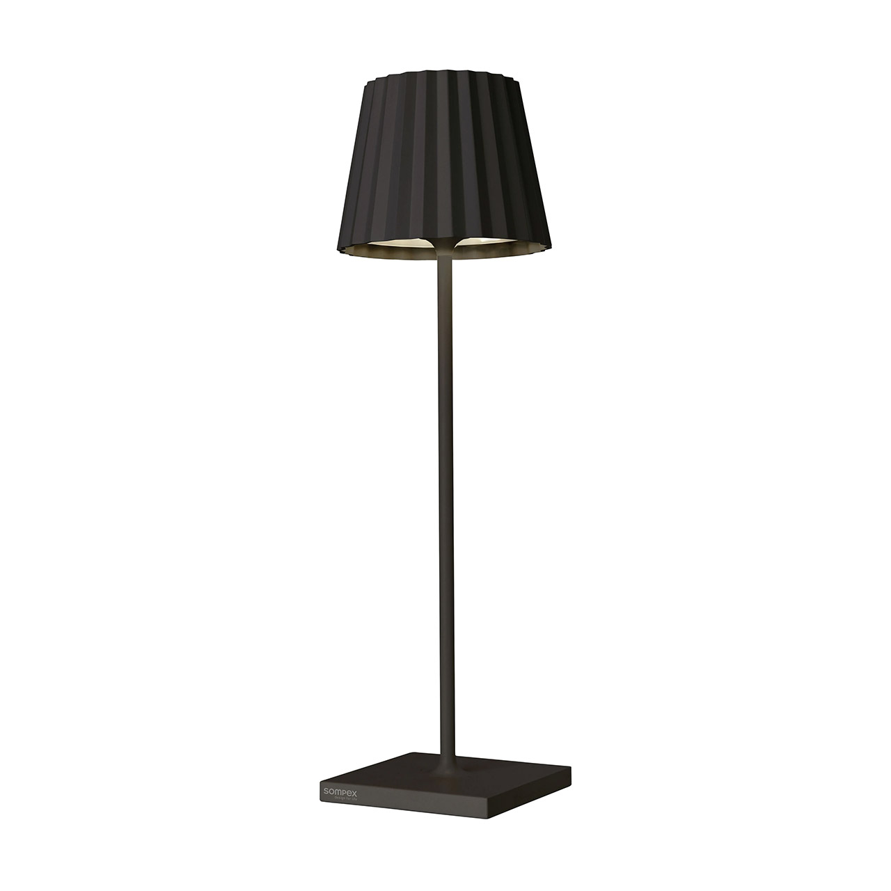 Tischlampe LED 38 cm dimmbar schwarz