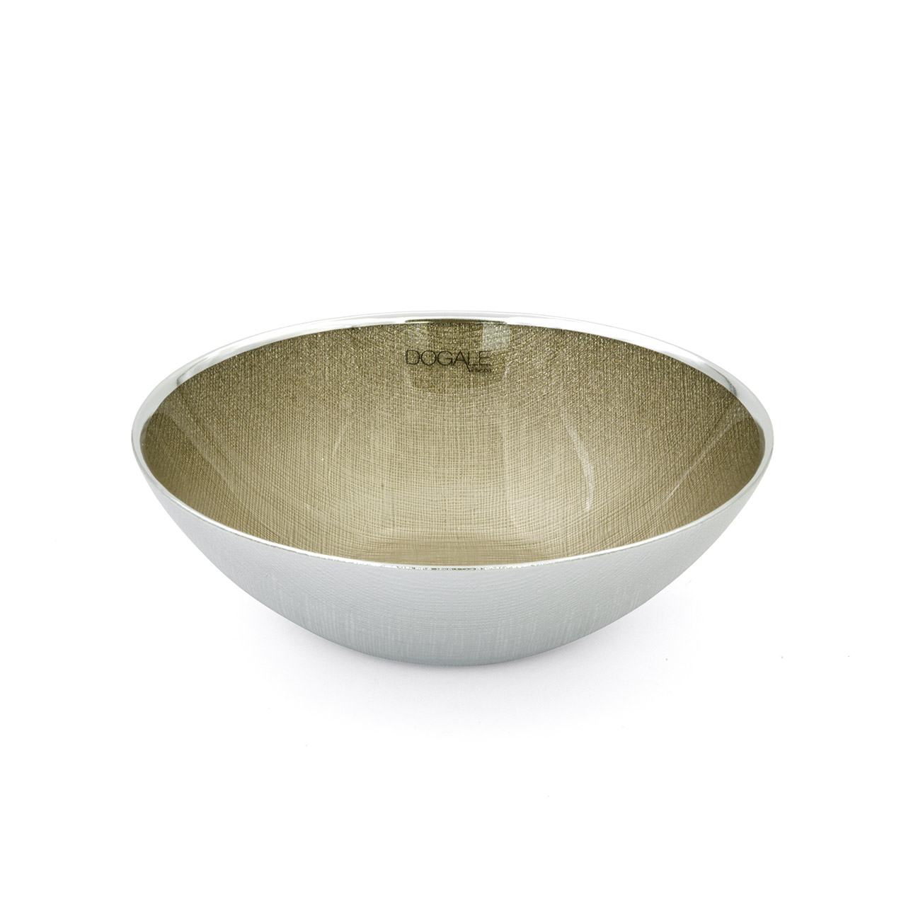 Bowl 24.5 cm gold silver plated