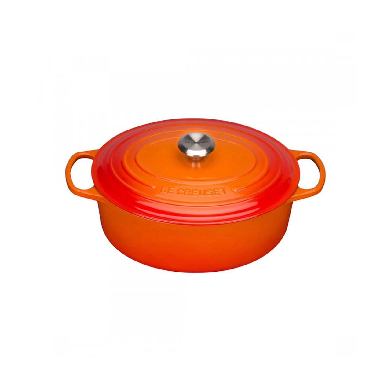 Roasting Pan oval 35 cm oven-red