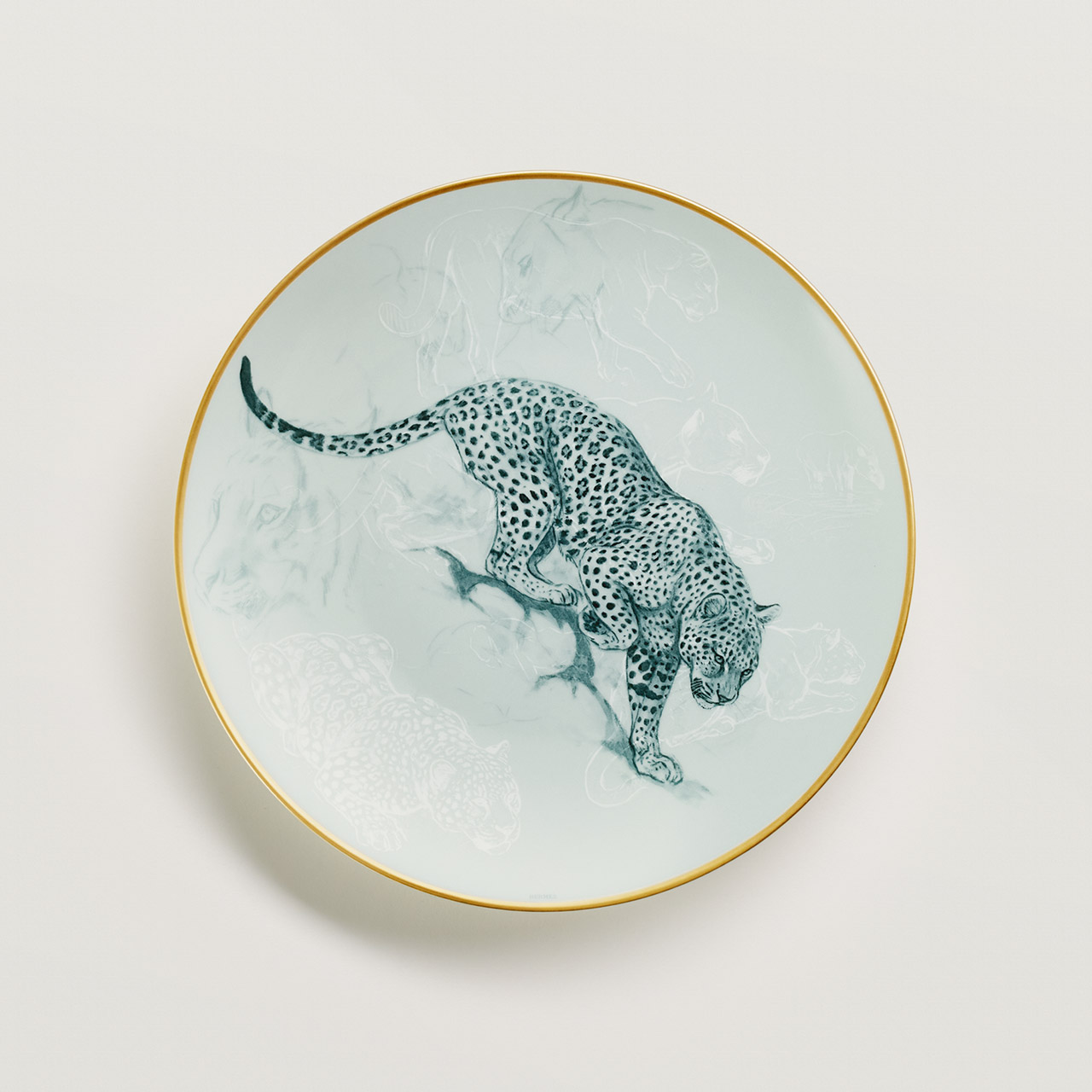 Breakfast plate 21 cm panther