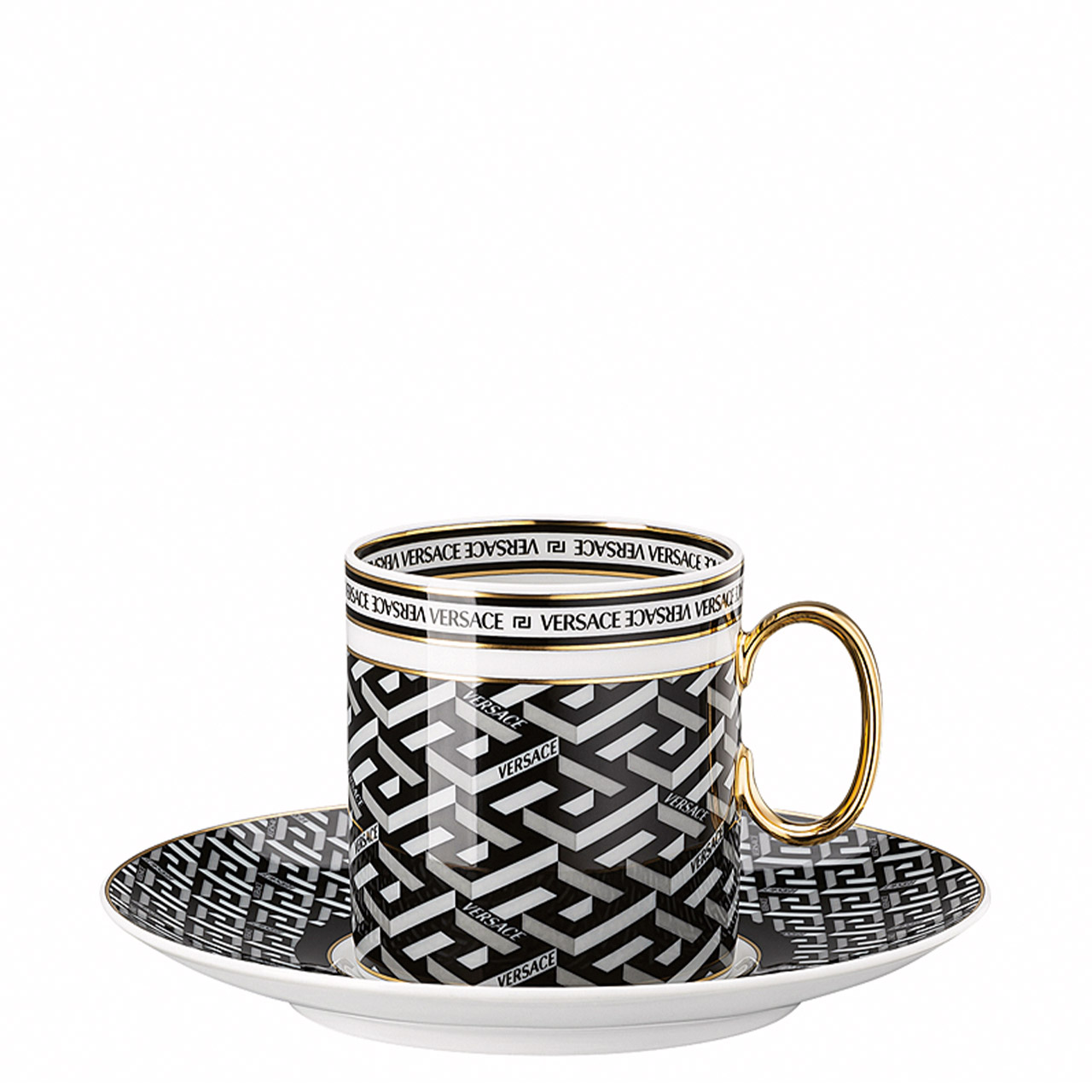 Coffee Cup w. Saucer 0.23 l black