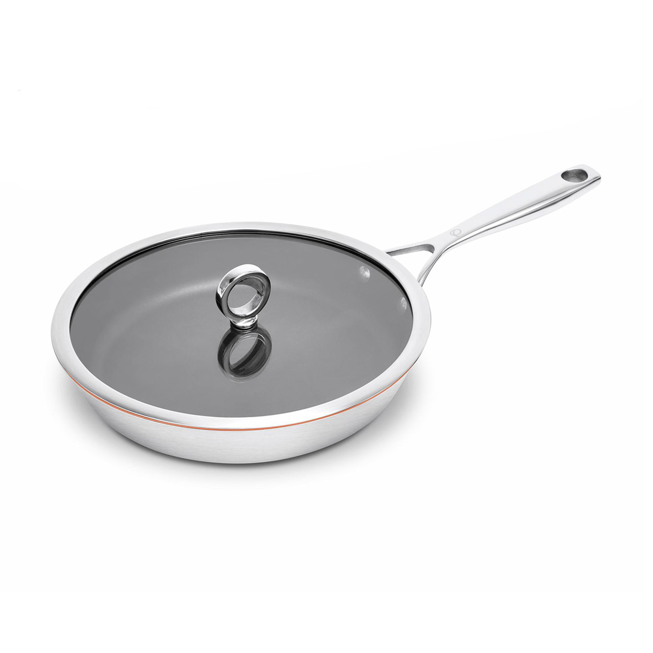 Pan with lid 28 cm coated