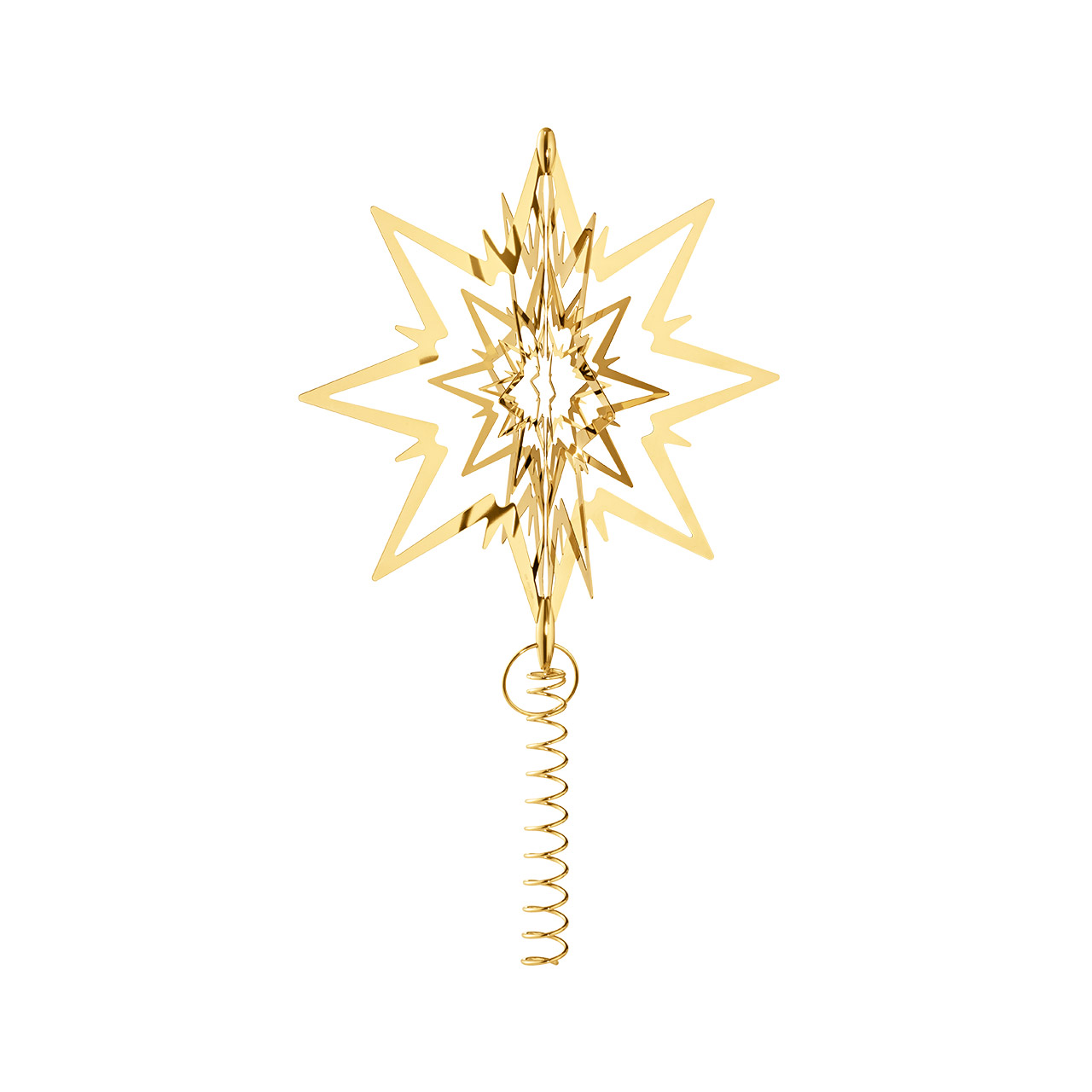 Fir-Tree-Top 19 cm Star Gold