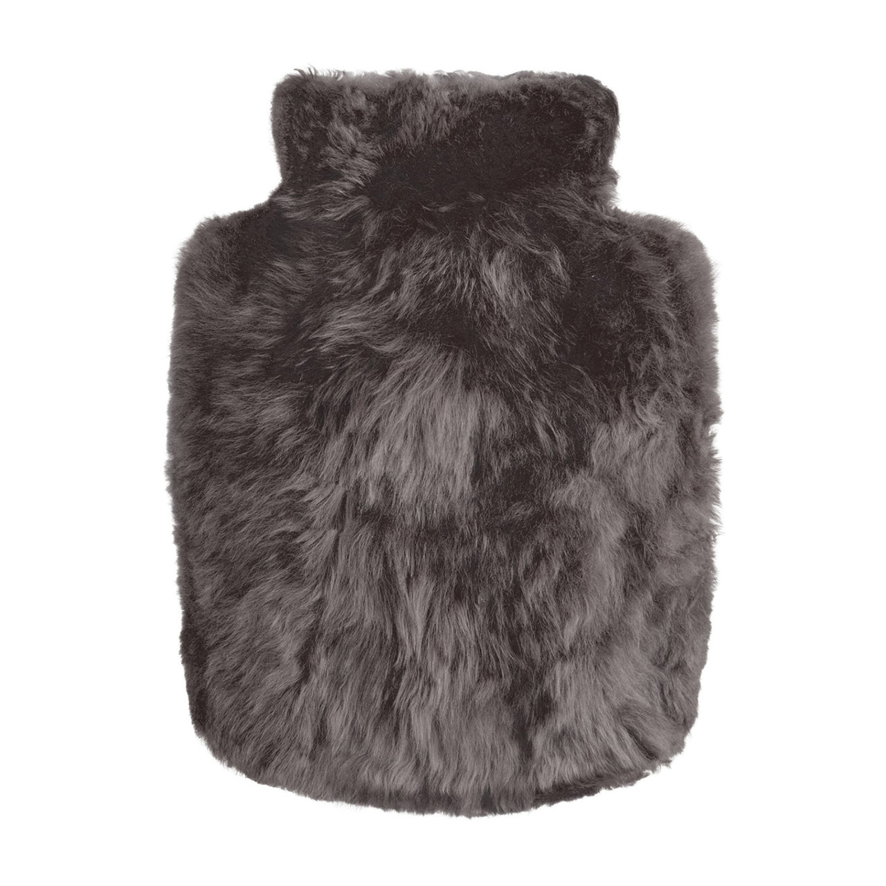 Hot Water Bottle Alpaca-Fur 3 l graphite gray