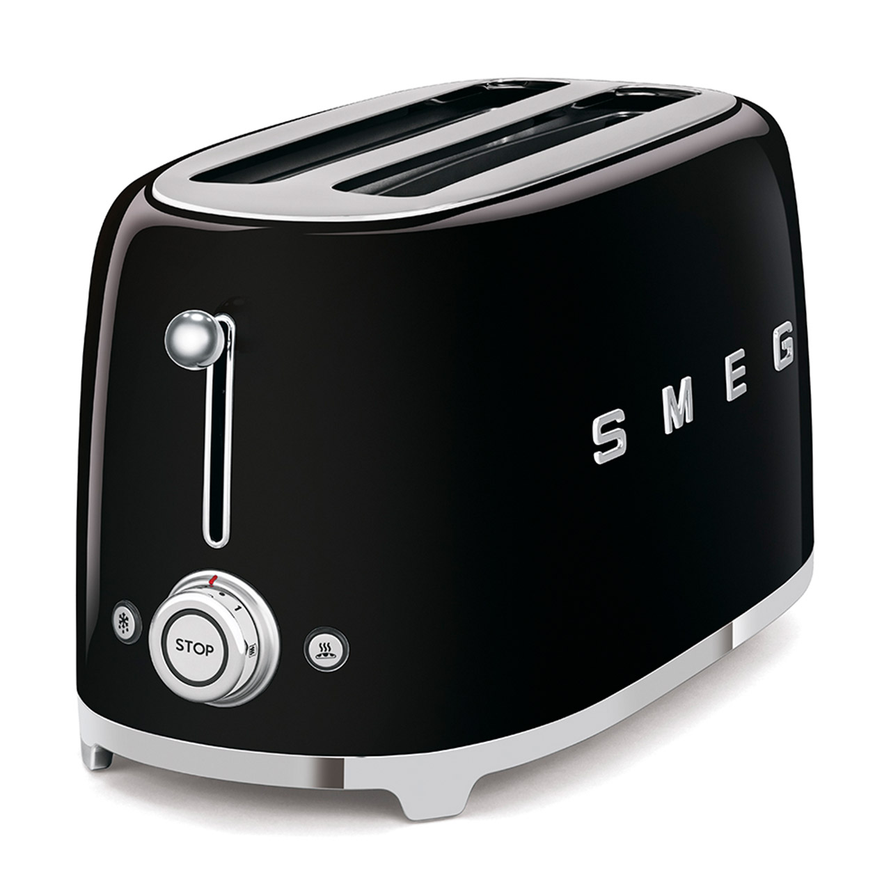 2-Schlitz-Toaster lang schwarz