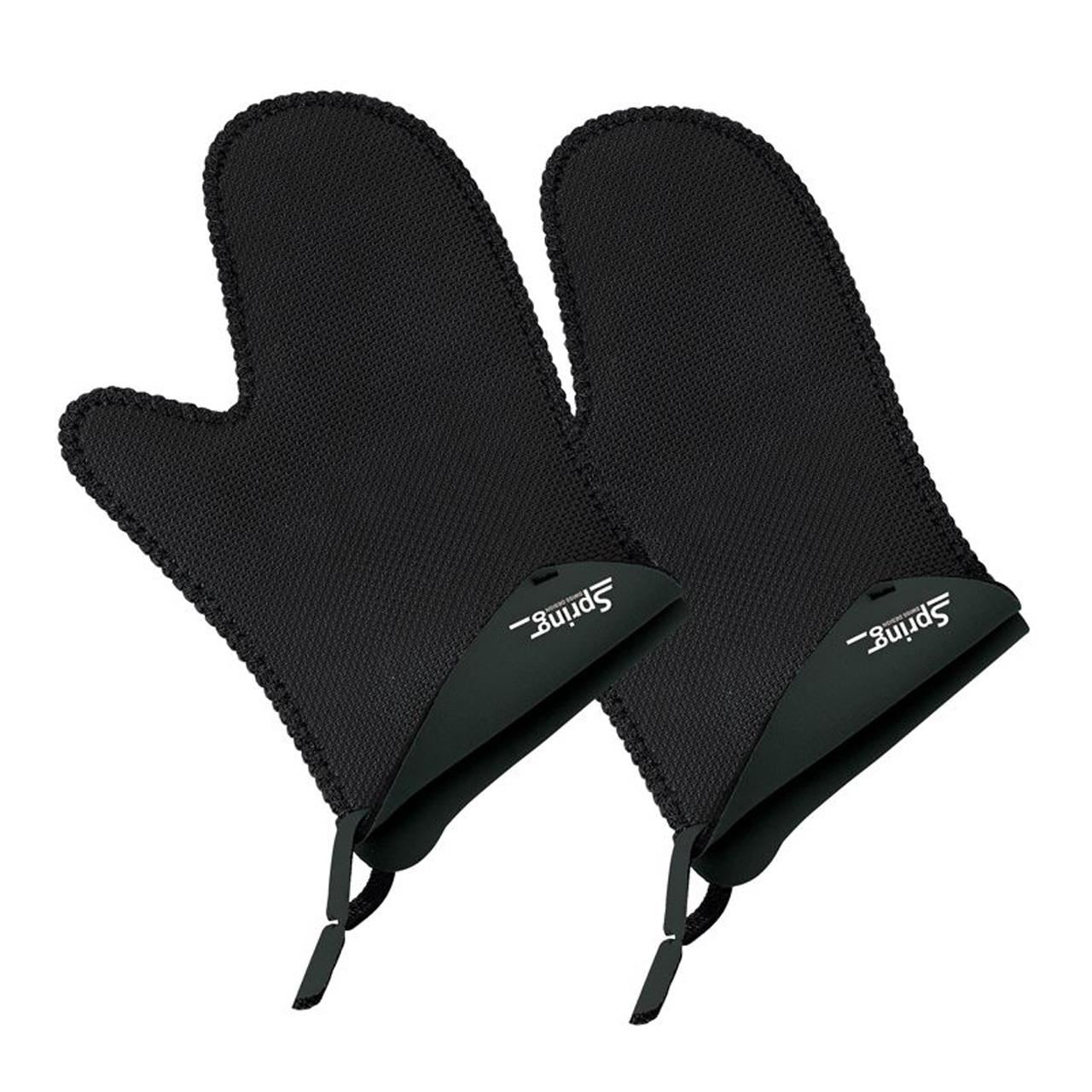 Grips Stove mitt short - Black, 1 pair