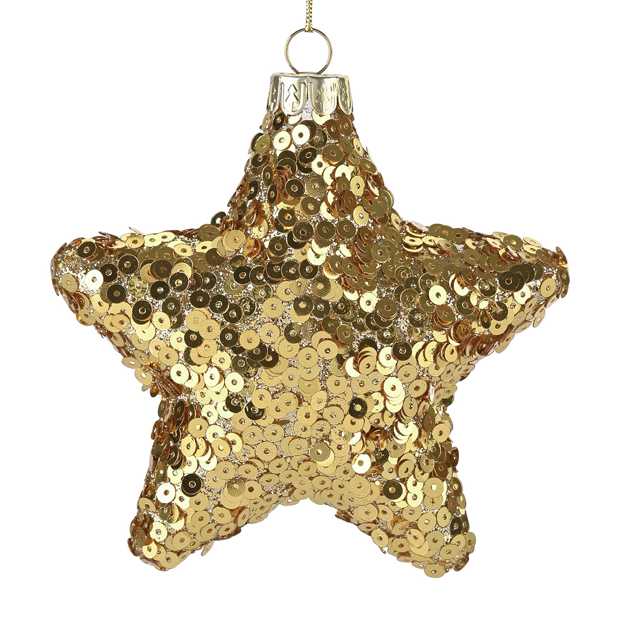 Star sequins gold