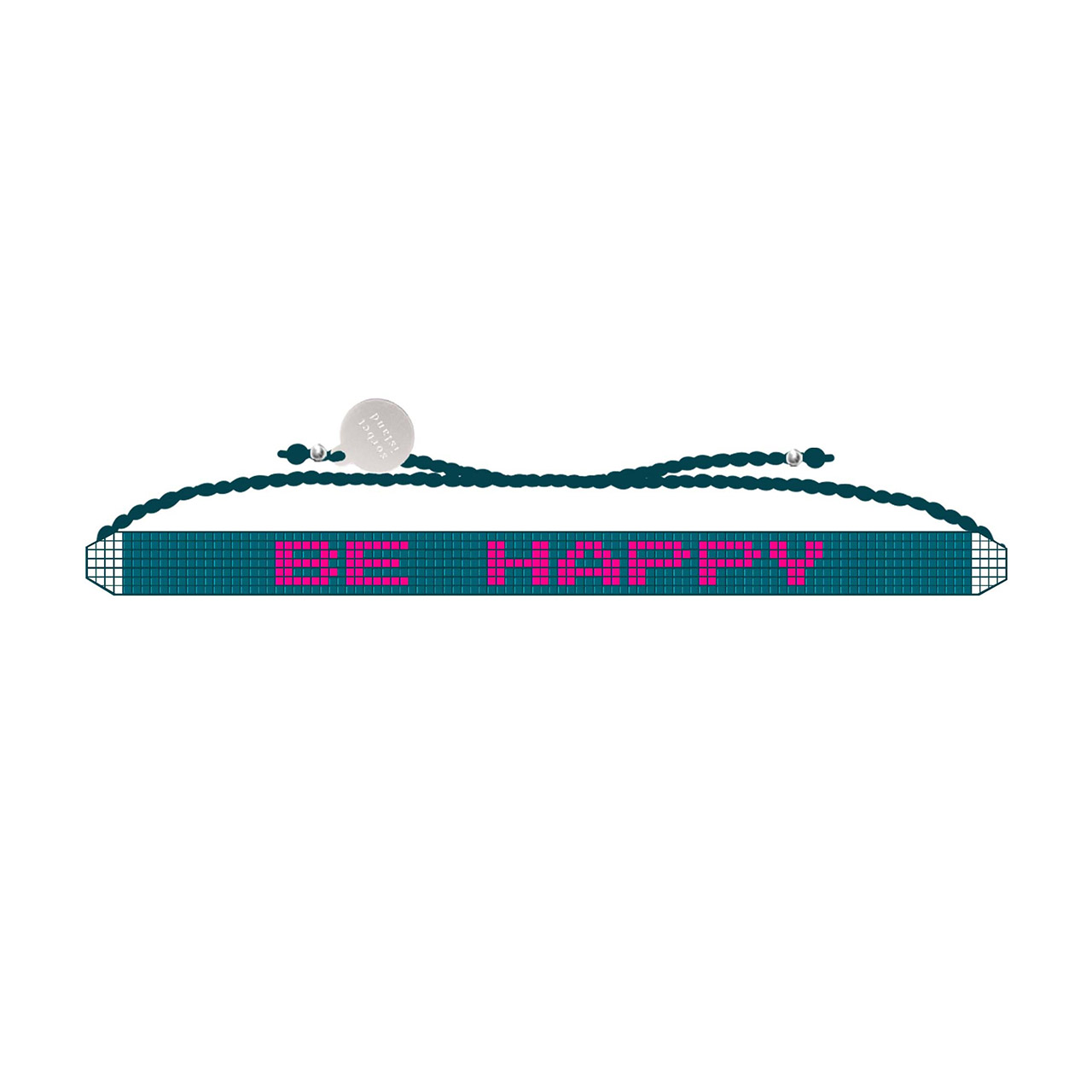 Mini-Glasperlenarmband BE HAPPY