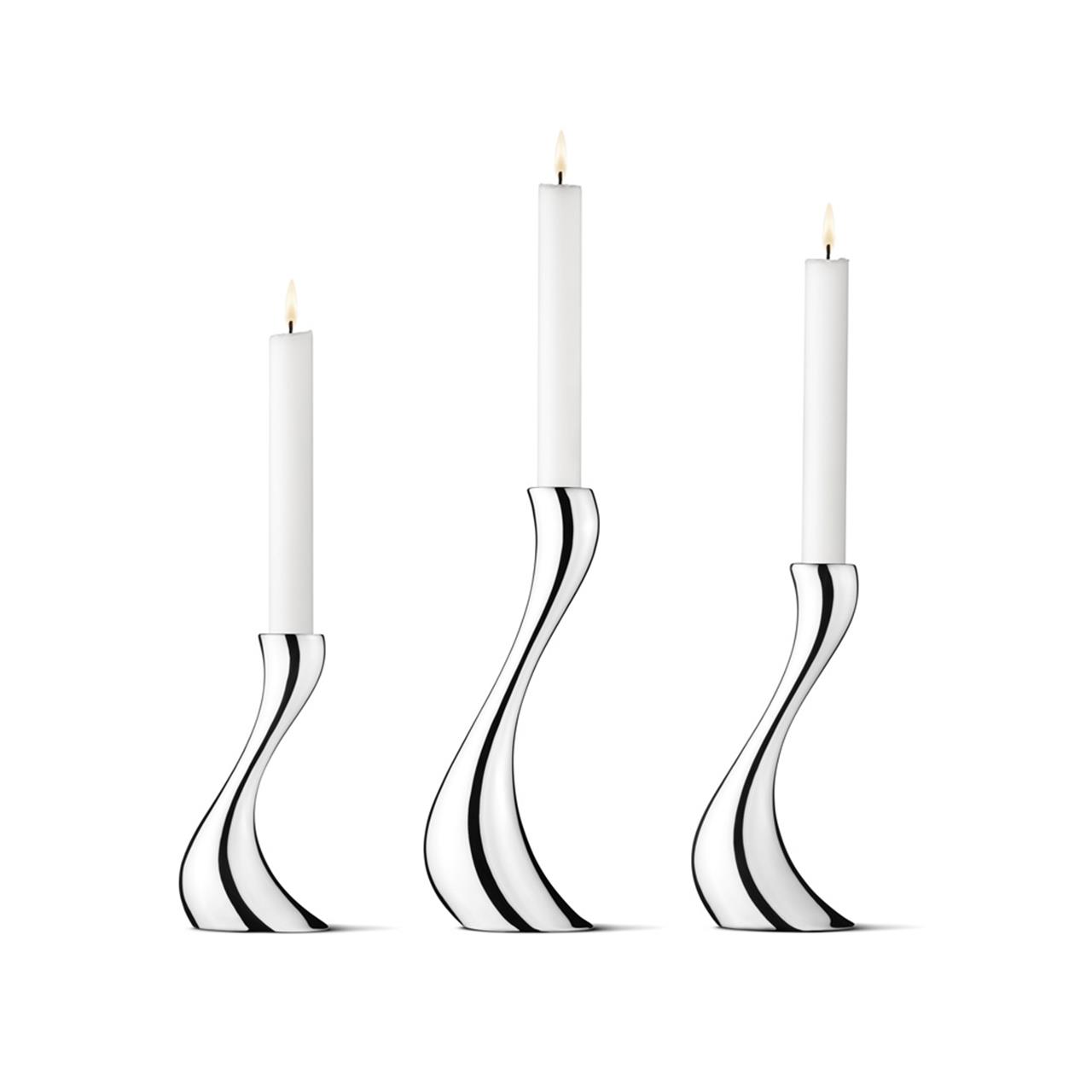 Candlestick Set (3 pcs.) stainless steel