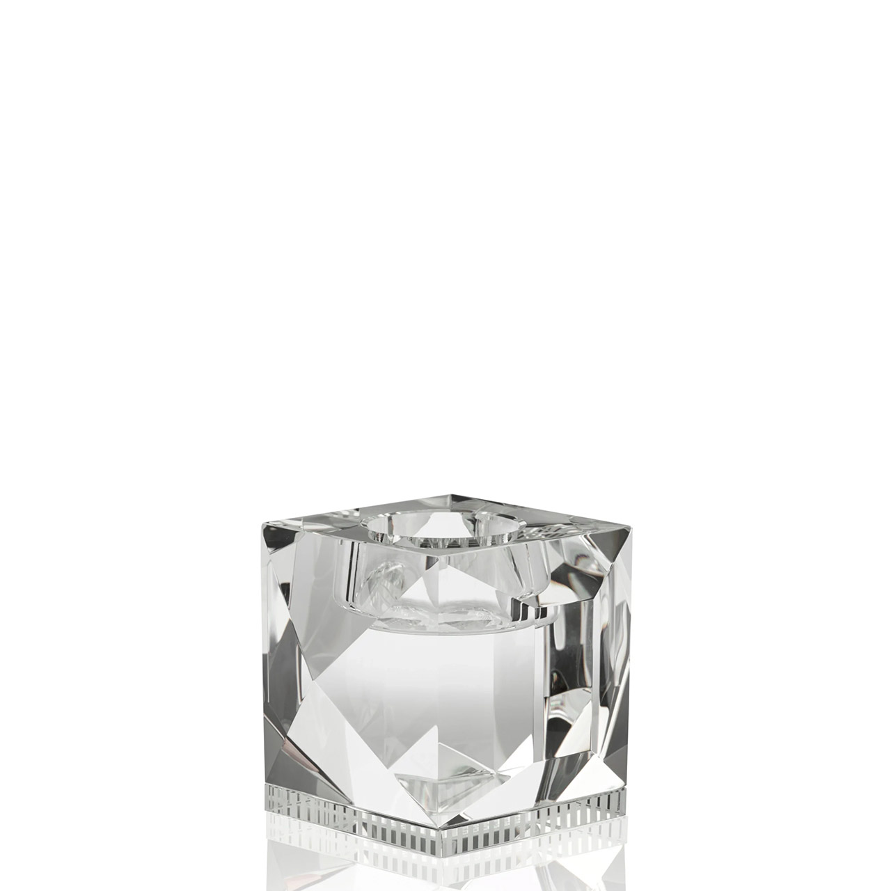 Tealight Holder 9x9 cm clear