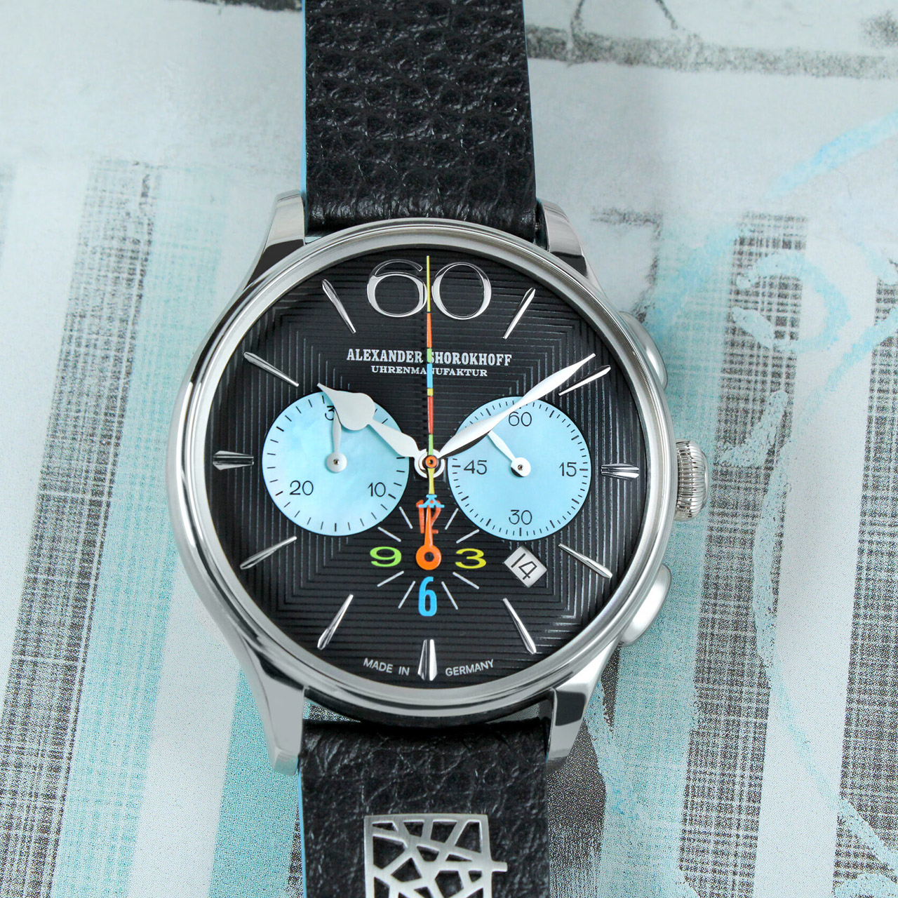 Wristwatch automatic black