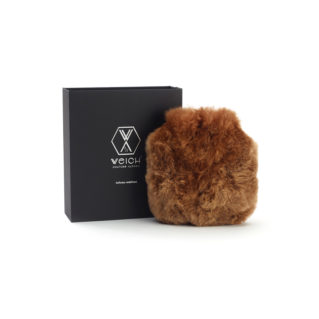 Hot Water Bottle Alpaca-Fur 0.6 l gold