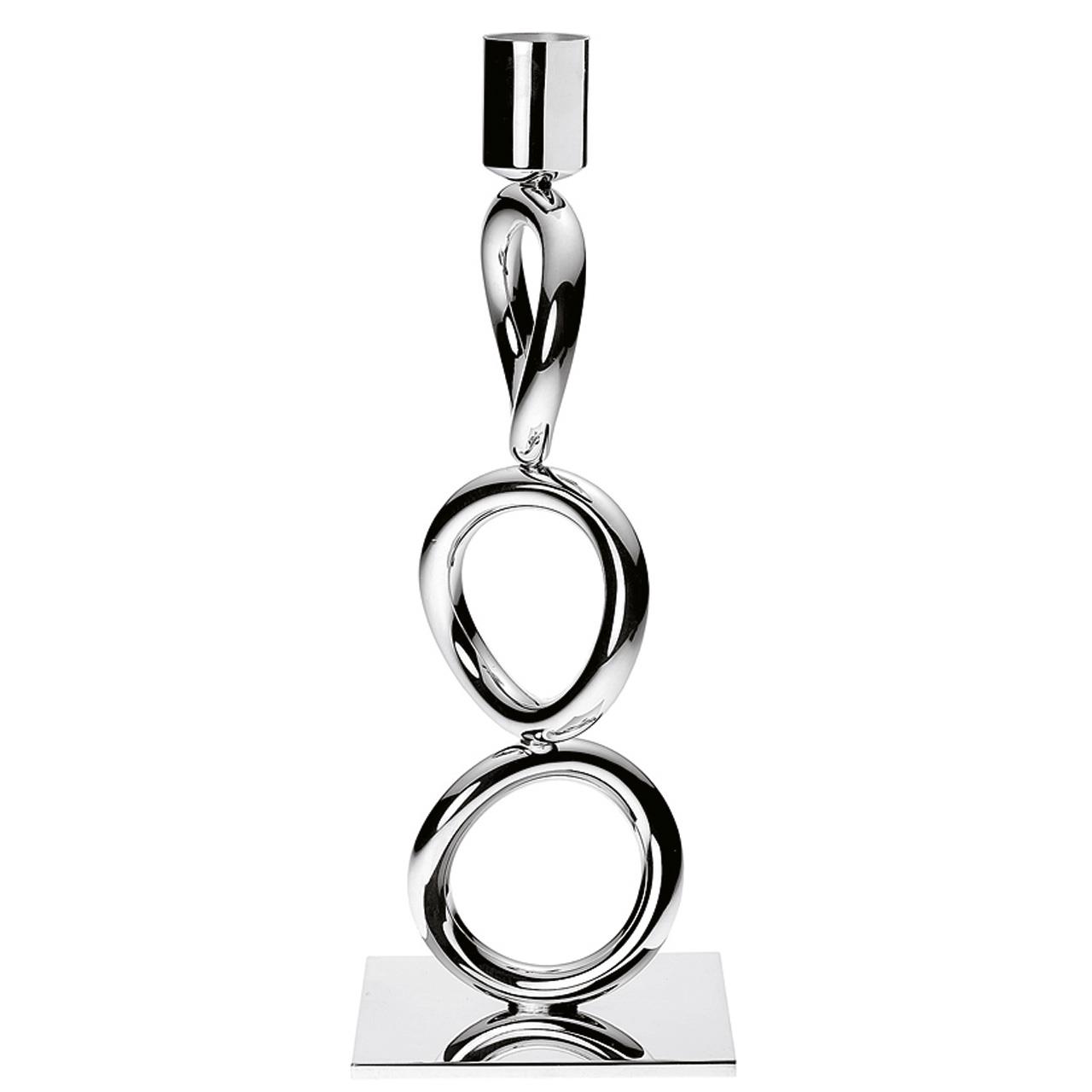 Candlestick 23 cm silver plated