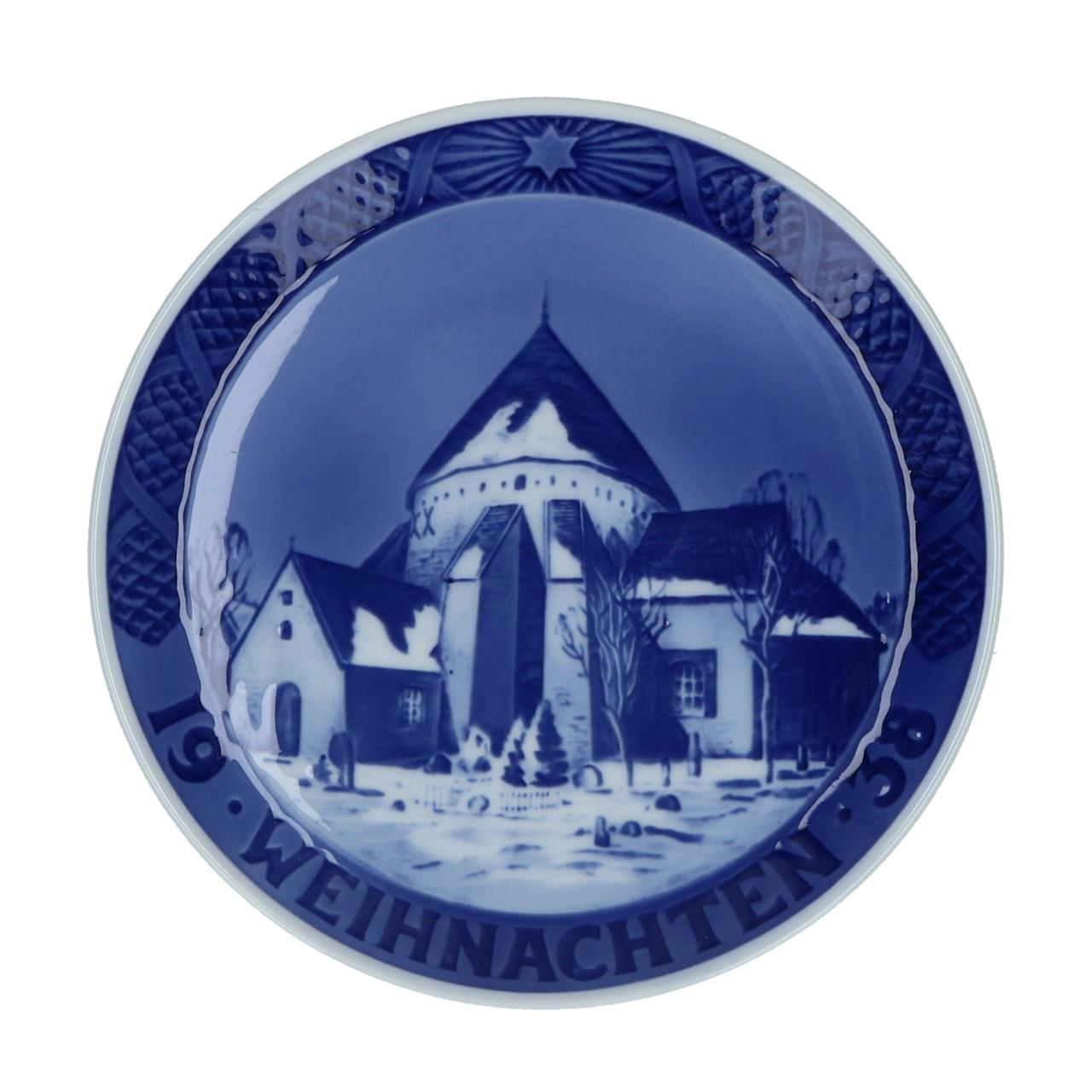 Christmas plate 1938, 18 cm