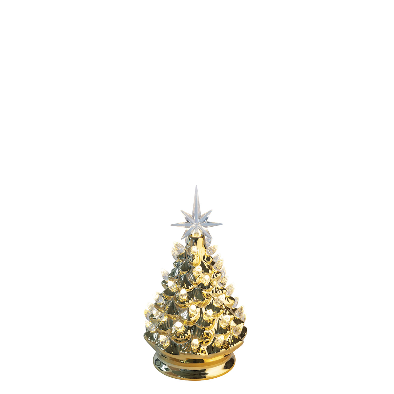 Weihnachtsbaum mit LED M gold