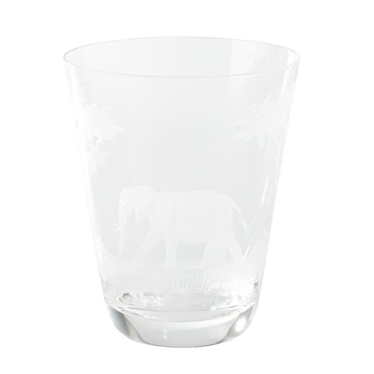 Tumbler Elephant 10,7 cm clear