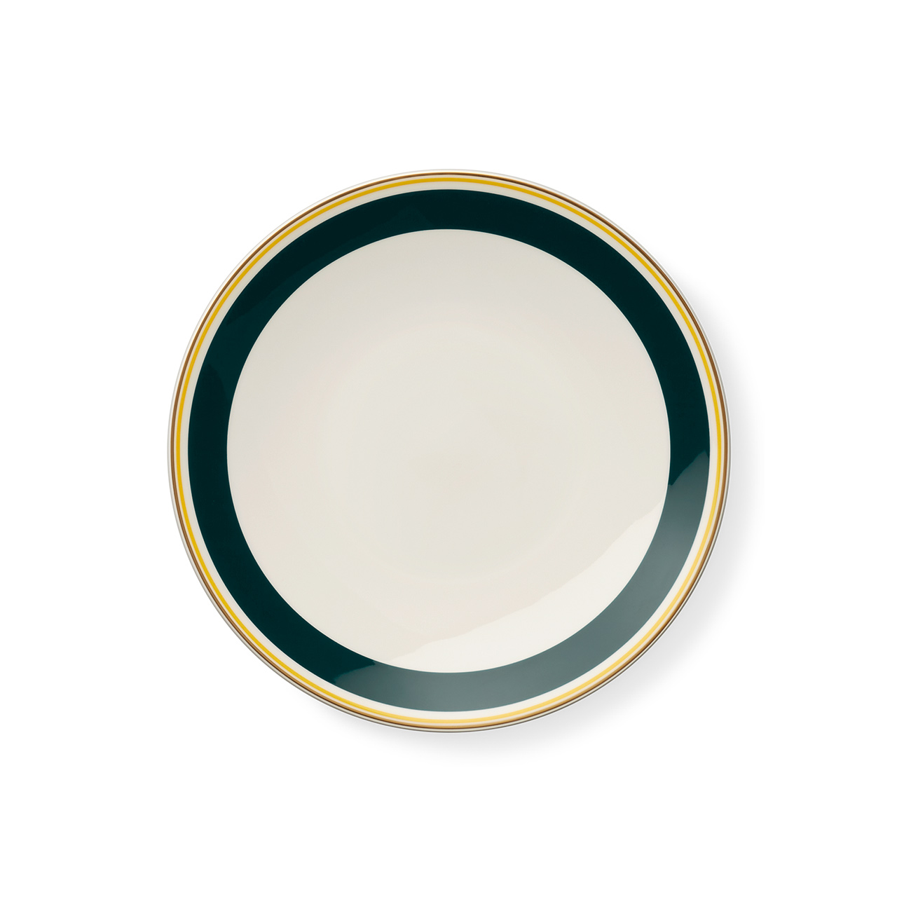 Breakfast plate 24 cm green/yellow