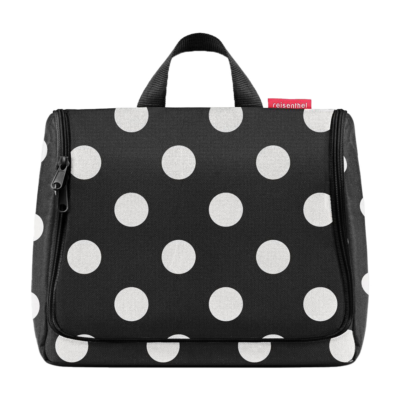 Toiletbag XL dots white