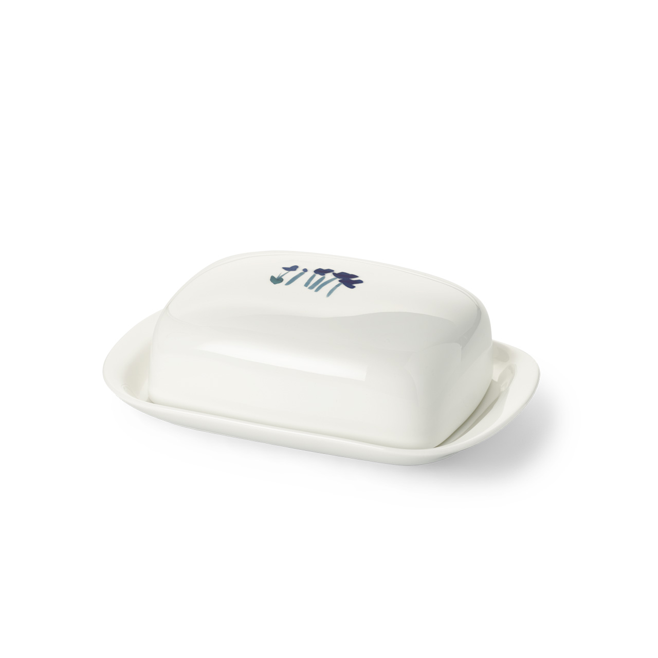 Butter dish 250 g blue