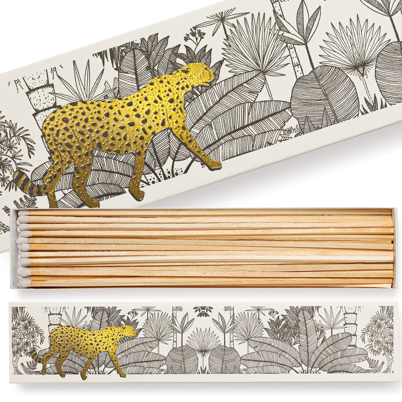 Matches Cheetah in White Jungle