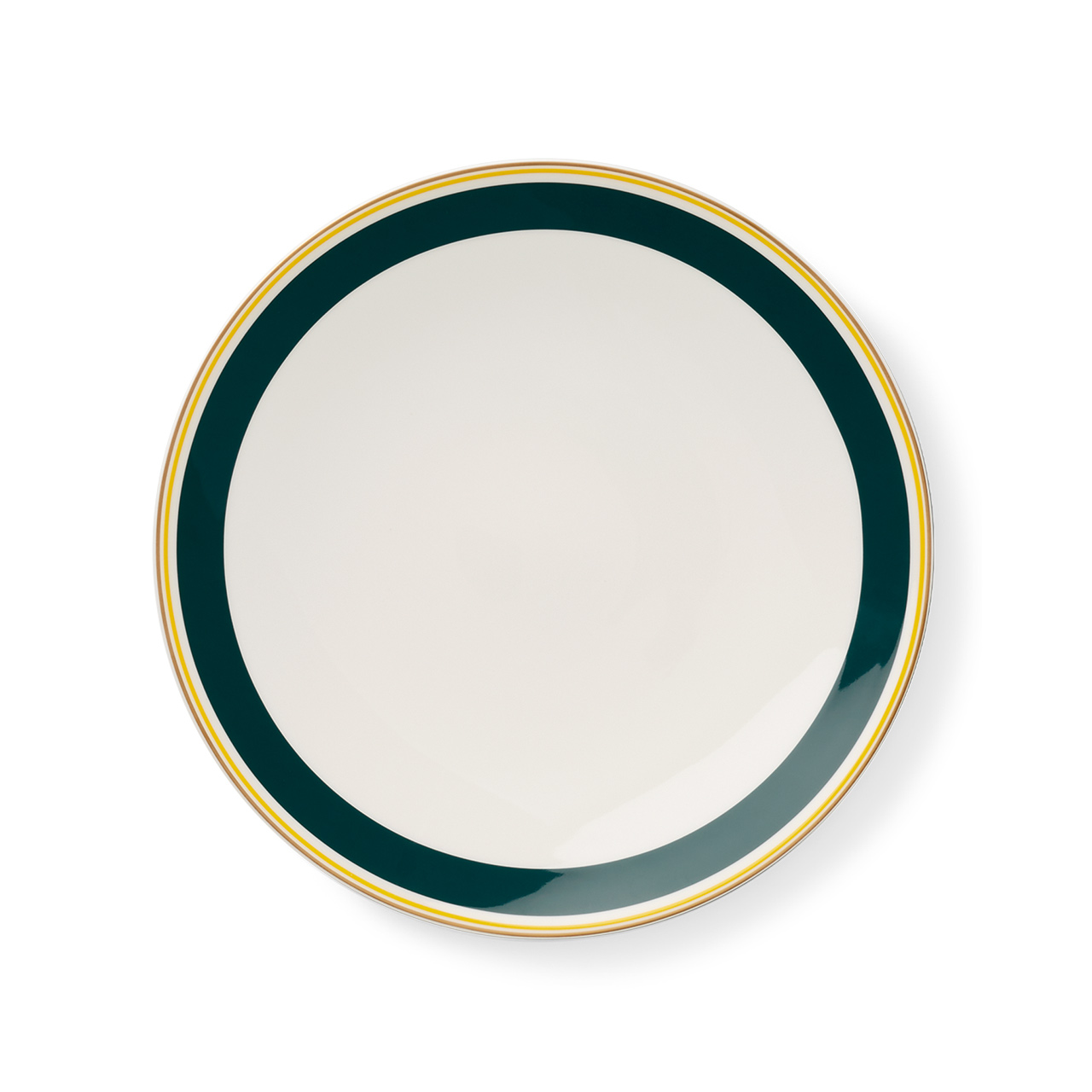 Dinner Plate 28 cm green/yellow