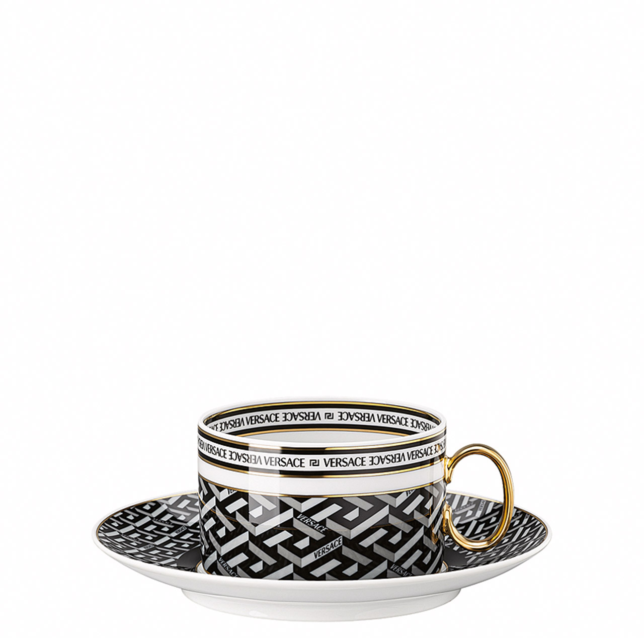 Tea Cup w. Saucer 0.20 l black