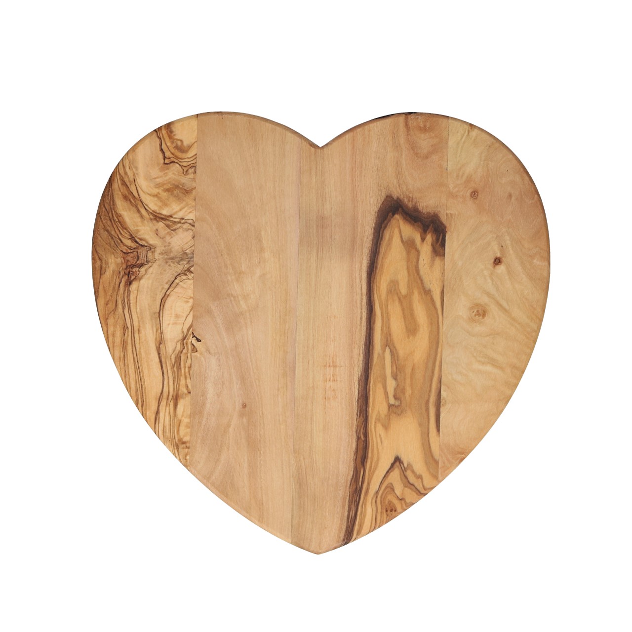 Cutting Board Heart 28x27 cm olive wood