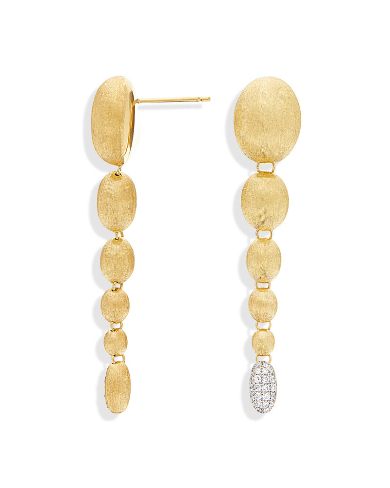 Earrings Ivy 750 yellow gold diamonds 0.344 ct