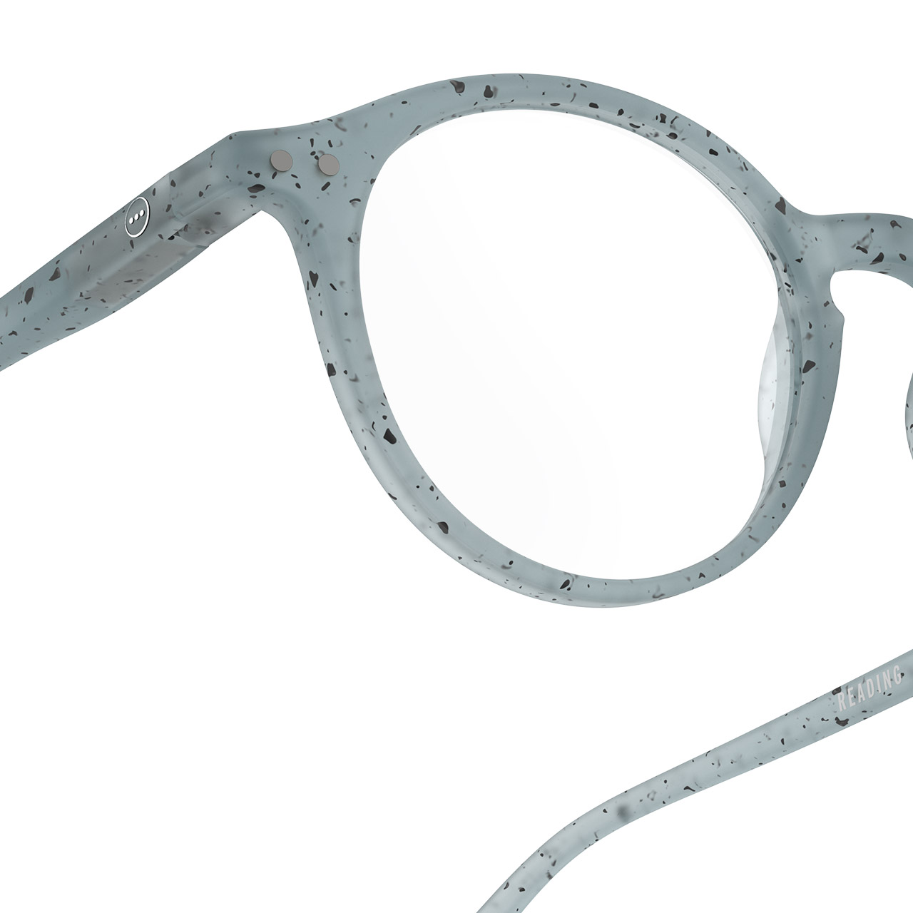 IZIPIZI '#D - Form', Lesebrille Washed Denim +2,5