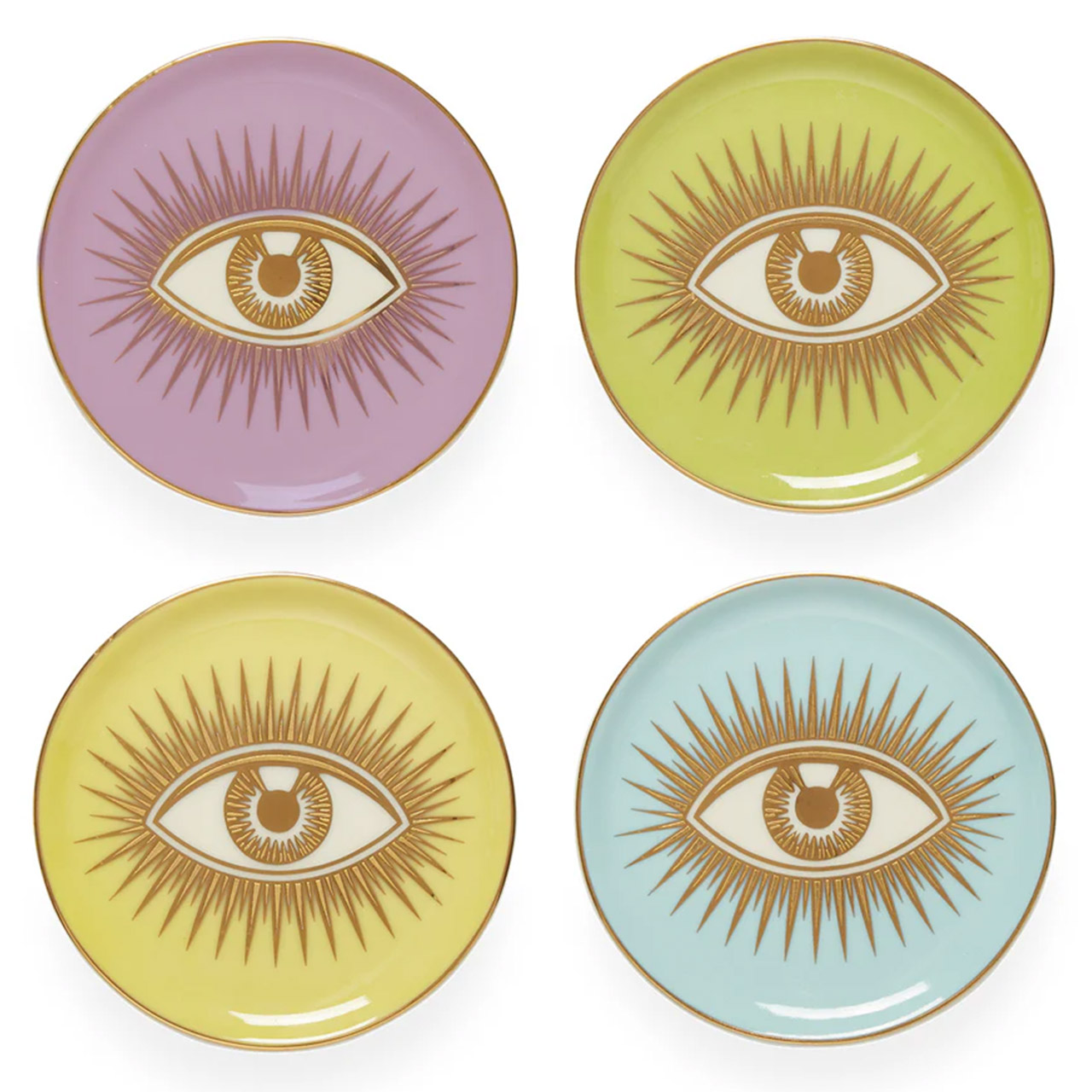 Glass coaster set 4 pieces