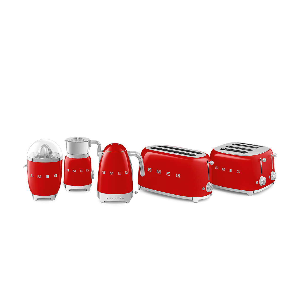 2-Slice Toaster long red