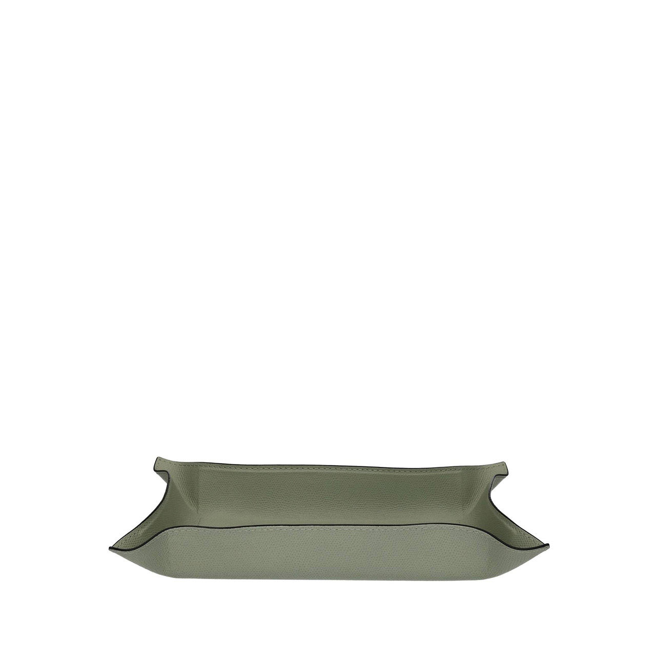 Rectangular Valet Tray large, Golf celadon green, Stitching celadon green