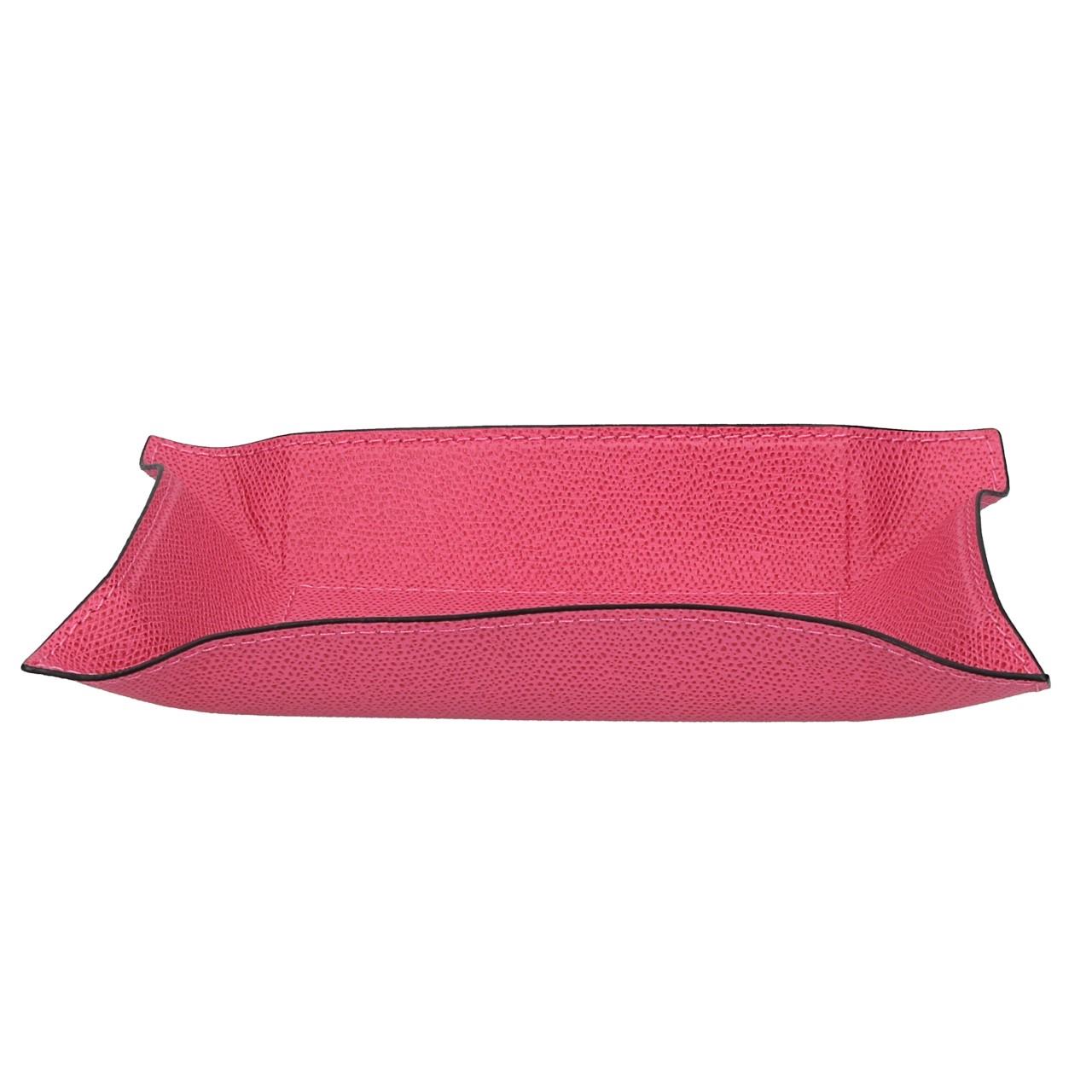 Rectangular Valet Tray small, Golf raspberry, Stitching raspberry